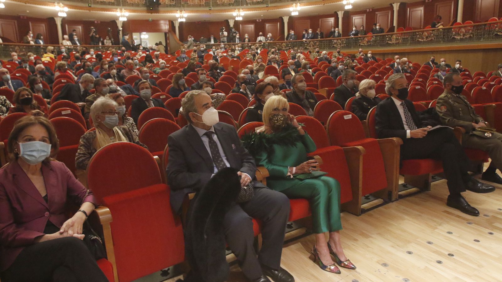 Un momento durante el acto de entrega de las Distinciones Honoríficas de la ciudad