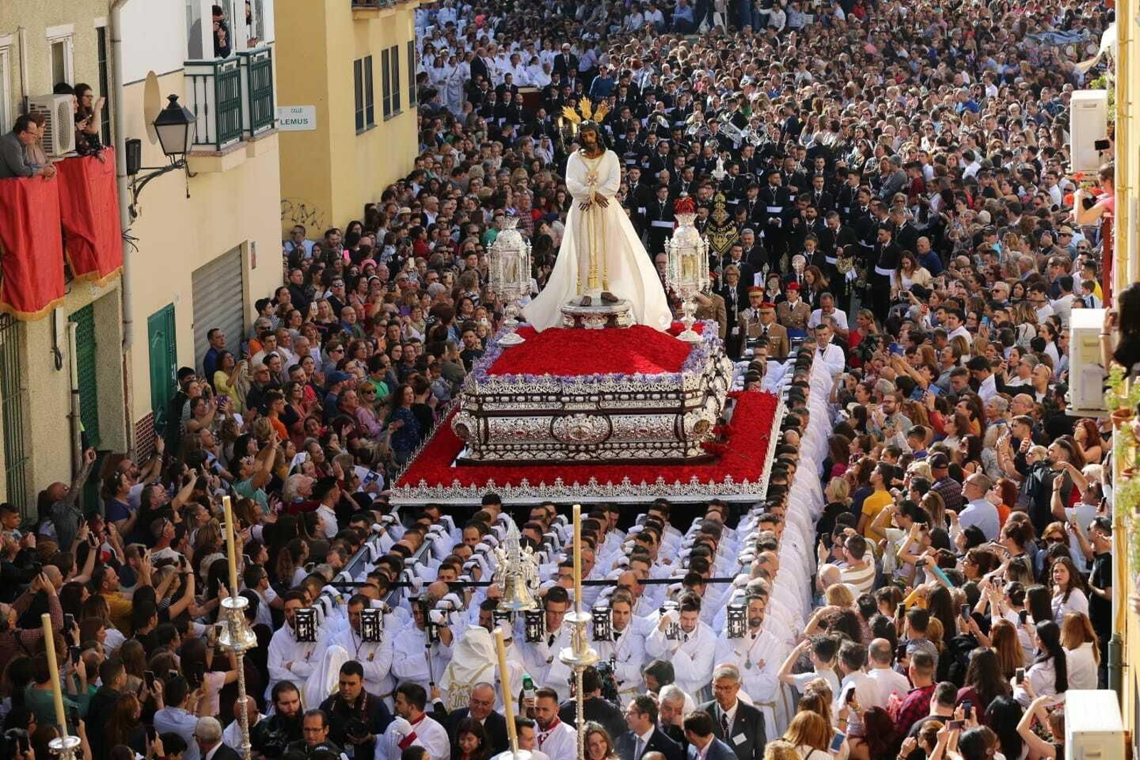 El Cautivo por el barrio de la Trinidad.