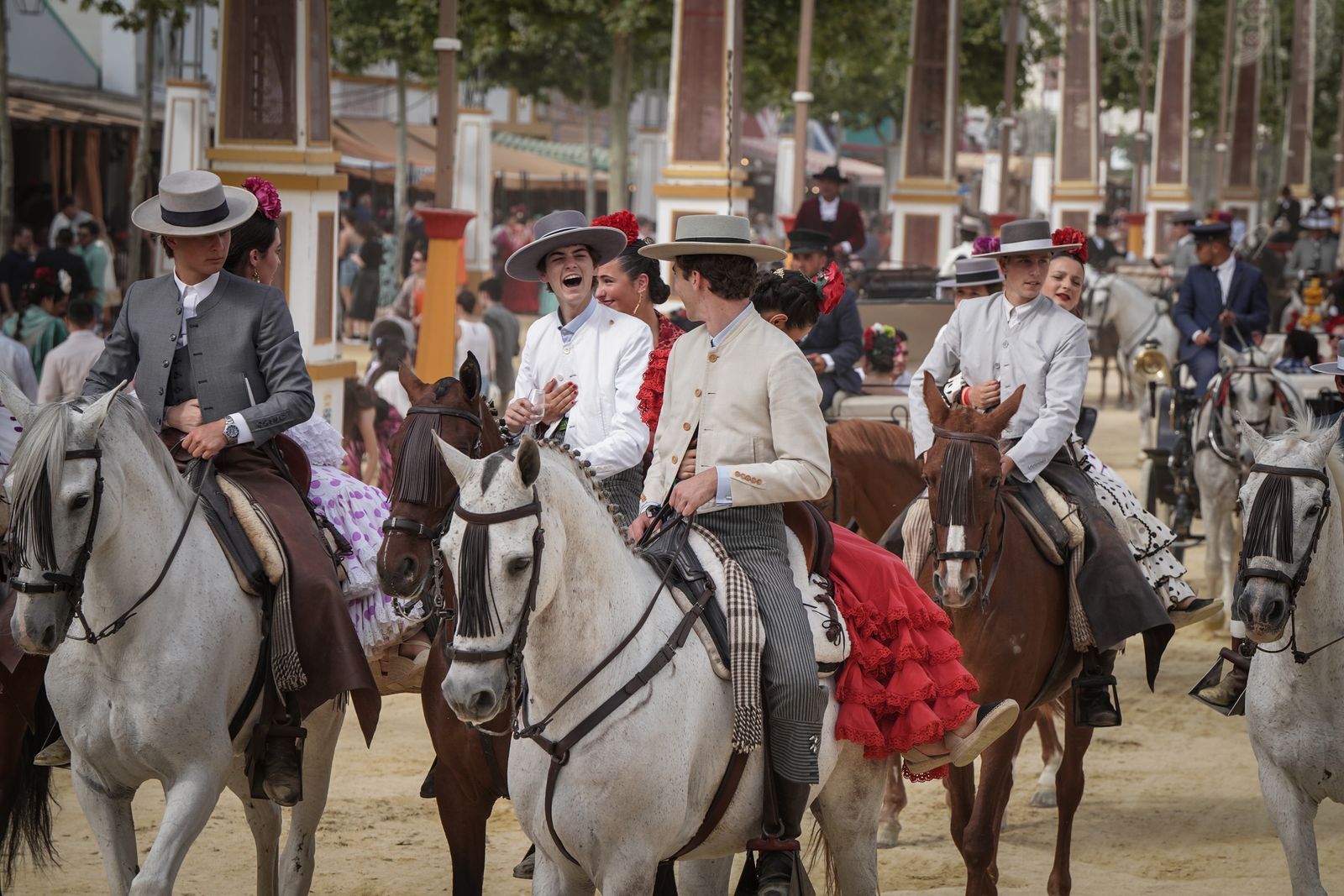 Ambiente el viernes en la Feria de Jerez en fotos