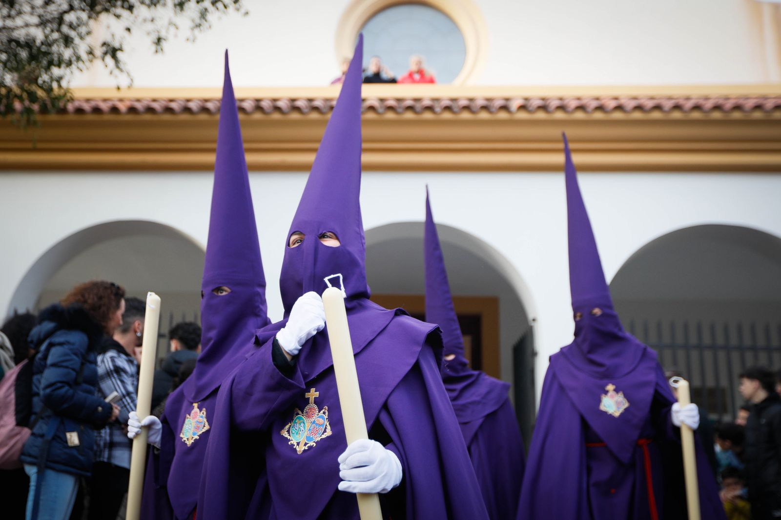La procesión del Encuentro, en imágenes