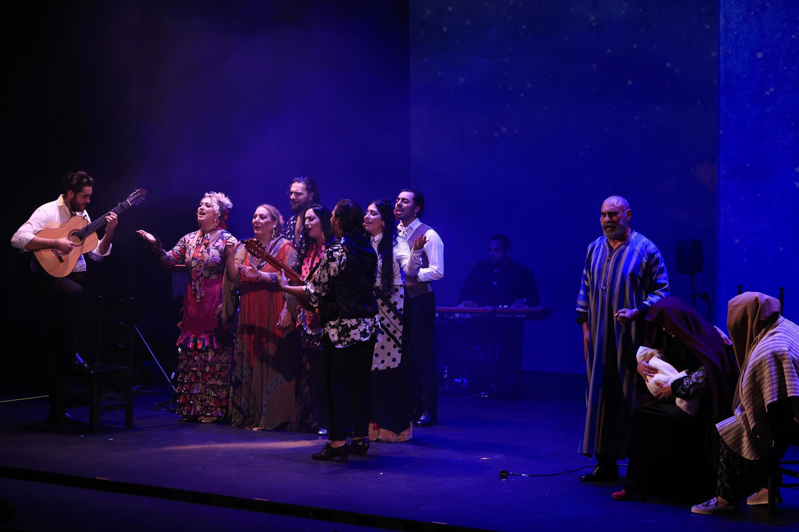Fotos de la Navidad flamenca en San Roque con el espectáculo "Farrucos y Fernández"