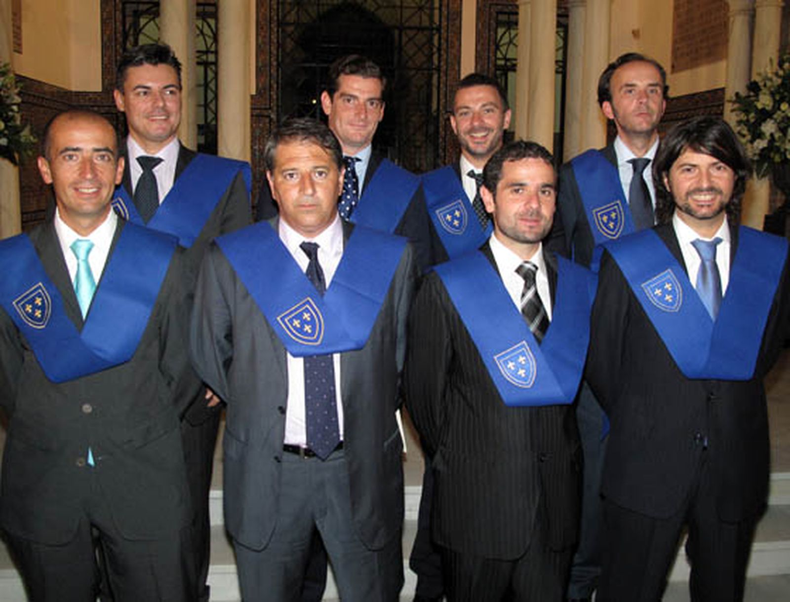 Antonio Jurado (tutor) de Catosan; Juan David Navarro (Becerra Olmedo), José Galindo (Areco), Ignacio Aspe (Diansa), Antonio Salguero (Kika Zapatos), Ángel Rubio (Covap), José María Díaz-Leante (Clínica Baviera) y Jerónimo Carmona (Grupo JMG).

Foto: Victoria Ramírez