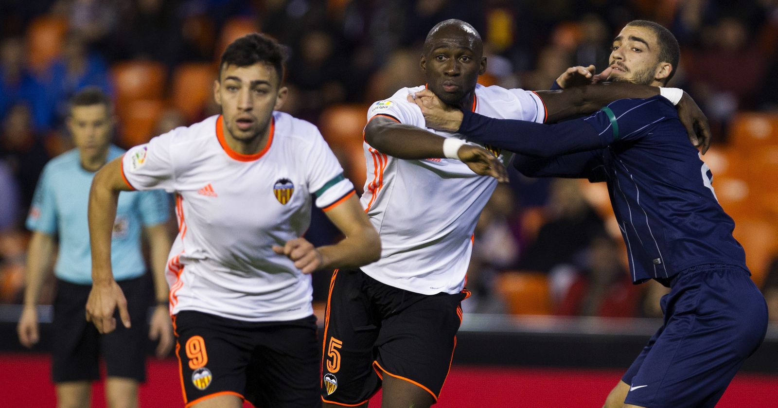 El Valencia-Málaga, en imágenes