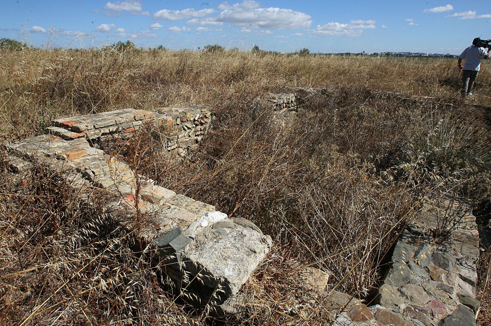 Parte de las ruinas de la Isla Saltés.