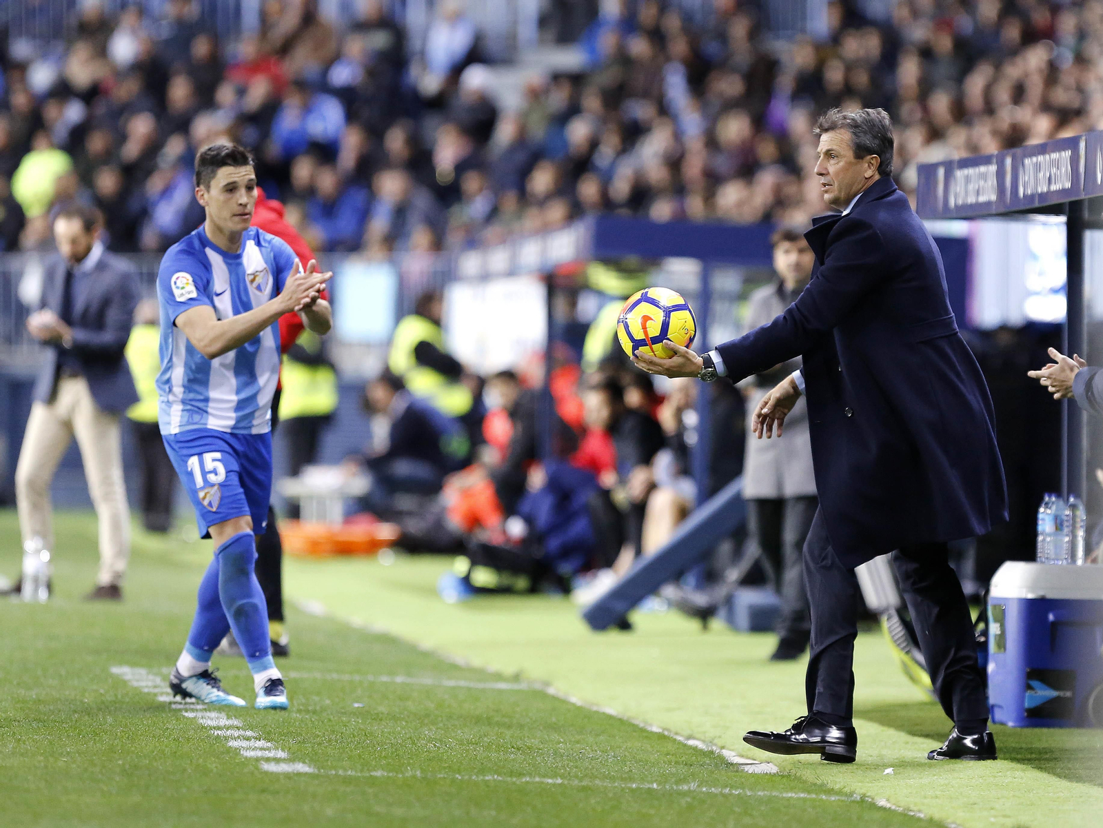 Las imágenes del Málaga-Girona