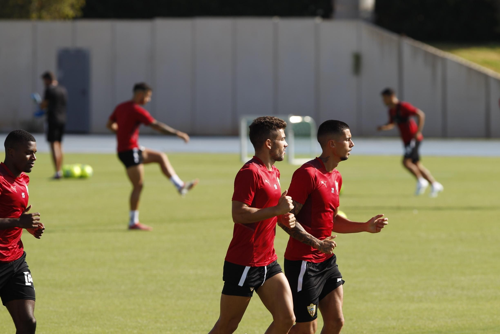 Fotogalería entrenamiento U.D. Almería