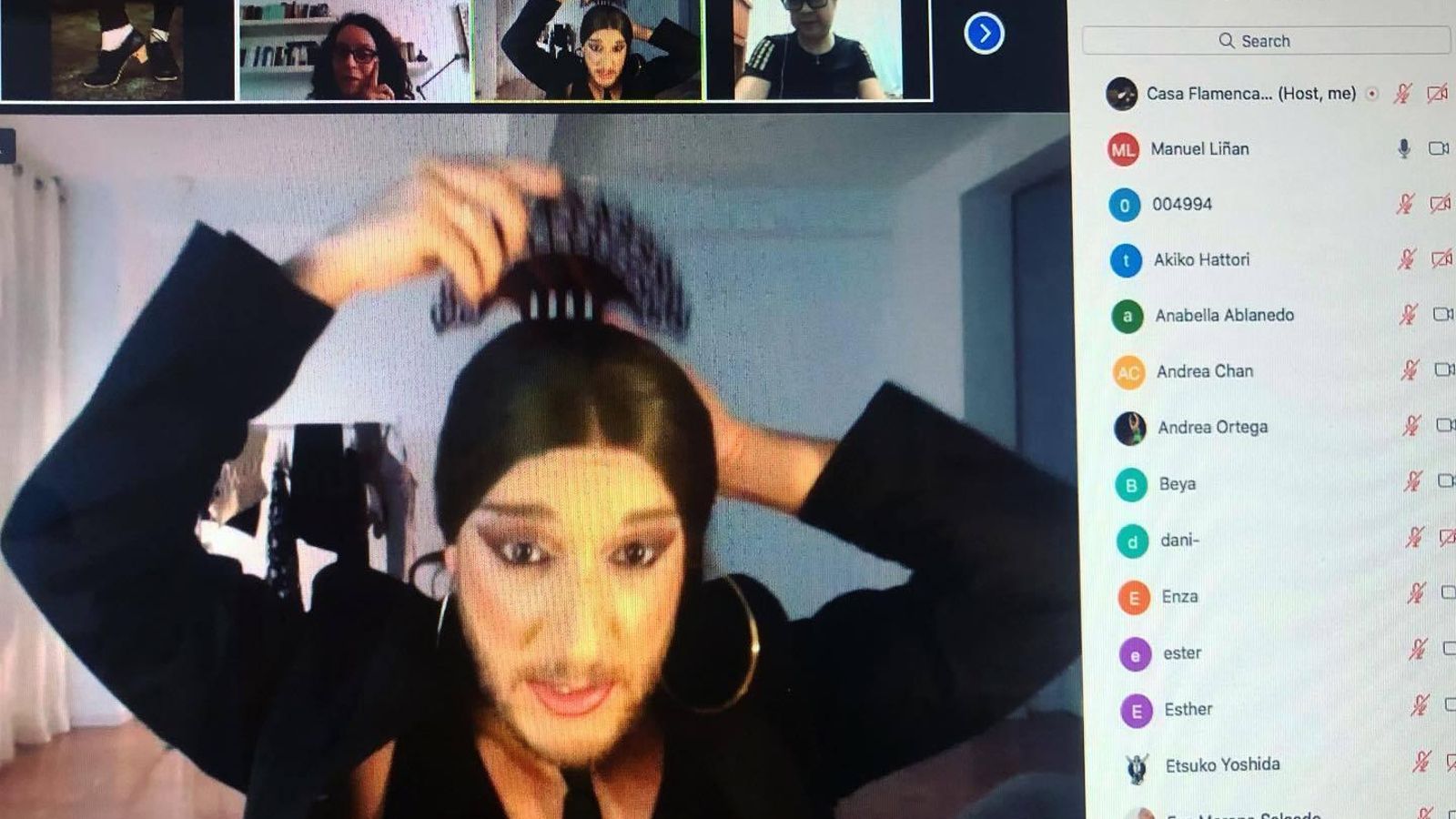 Manuel Liñán también ha participado en la Casa Flamenca en Red.