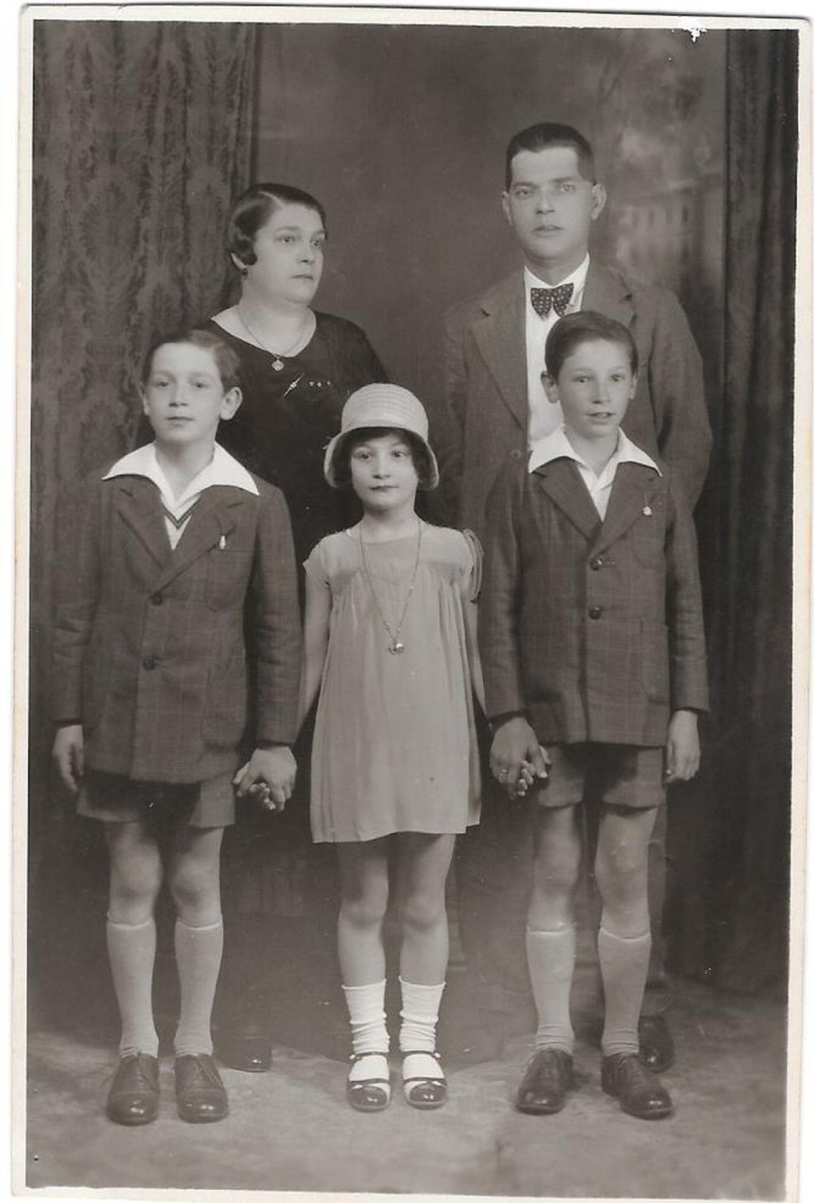 Pedro Naranjo Terán y su familia, 1931
