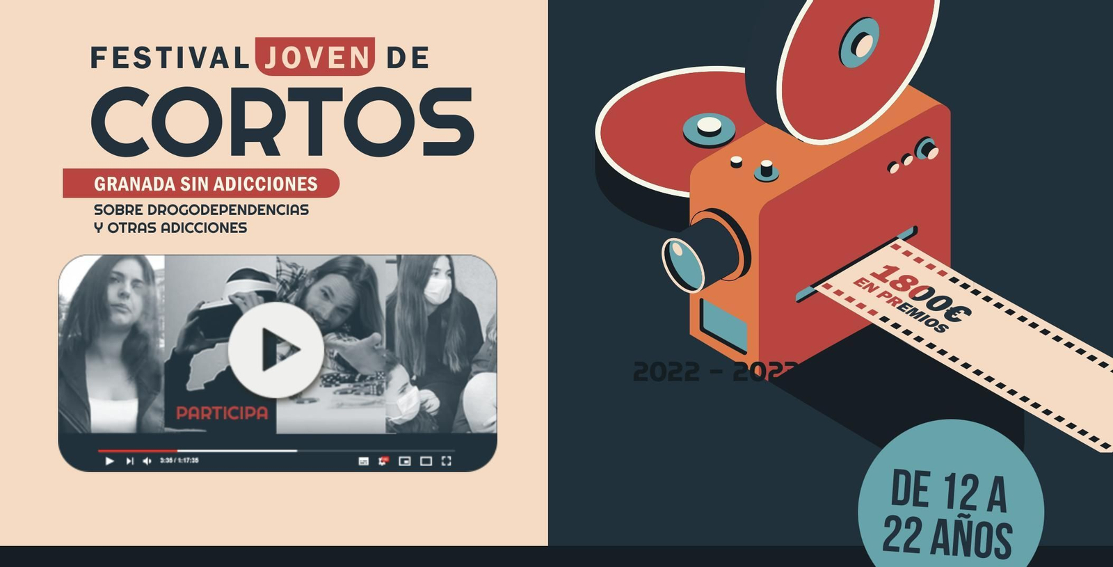 Llega a Granada un festival cortometrajes contra la adicción a las drogas