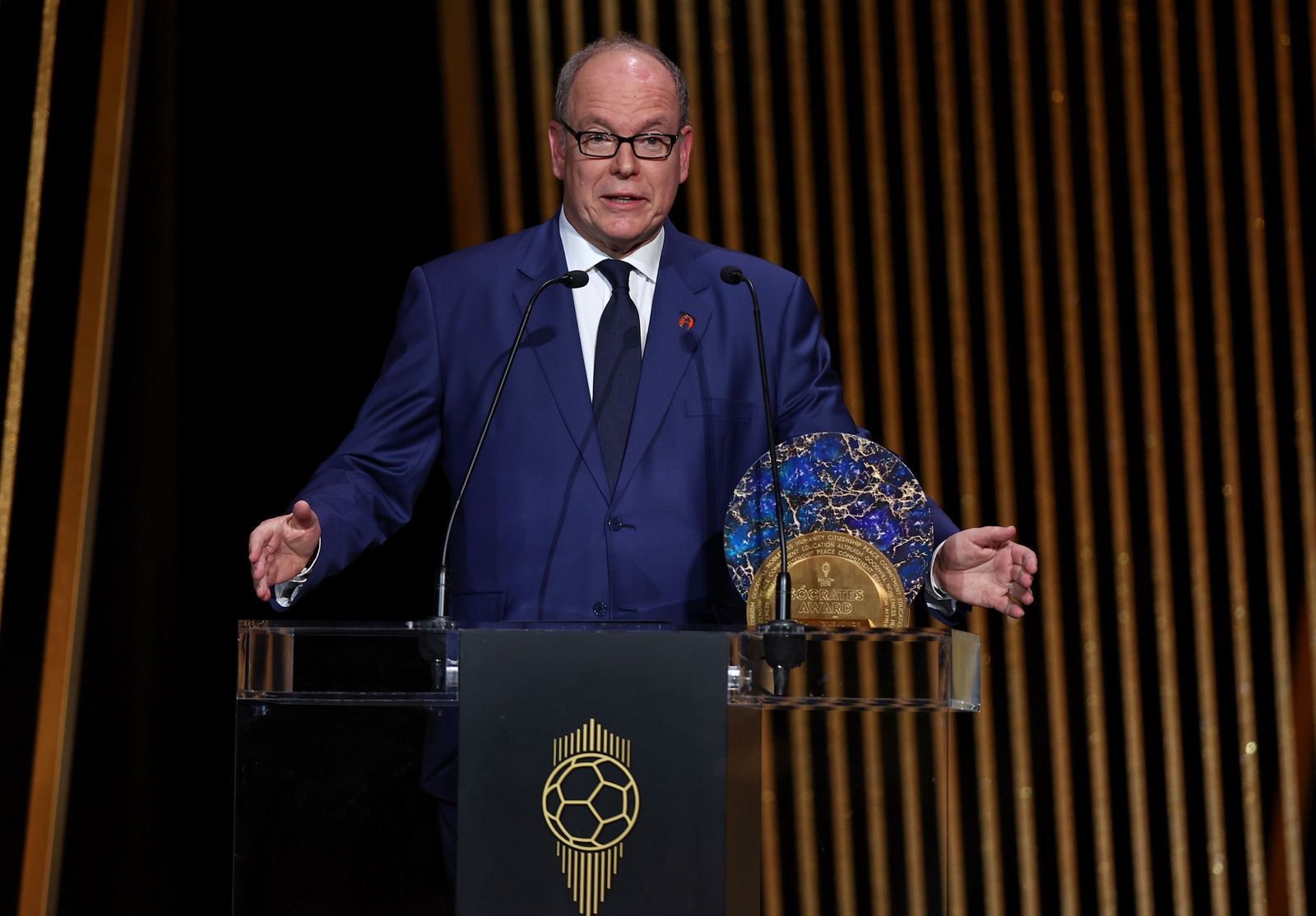 Las fotos del Balón de Oro