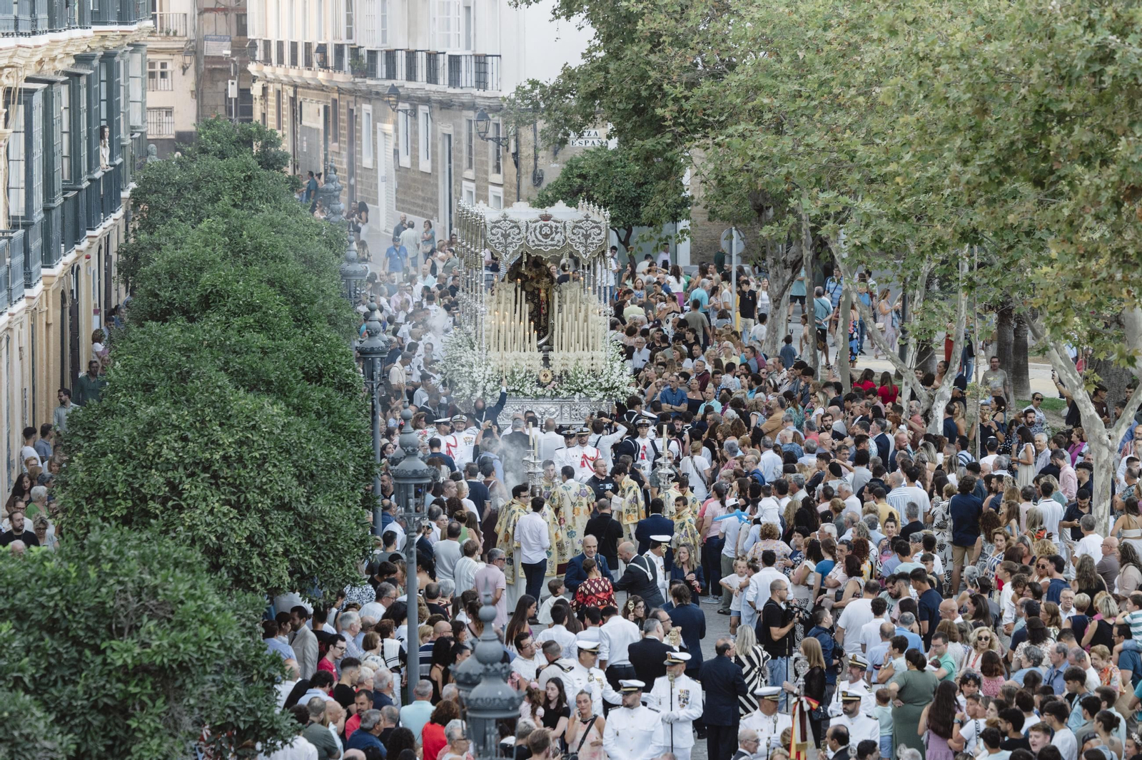 Las imágenes de la procesión de la Virgen del Carmen