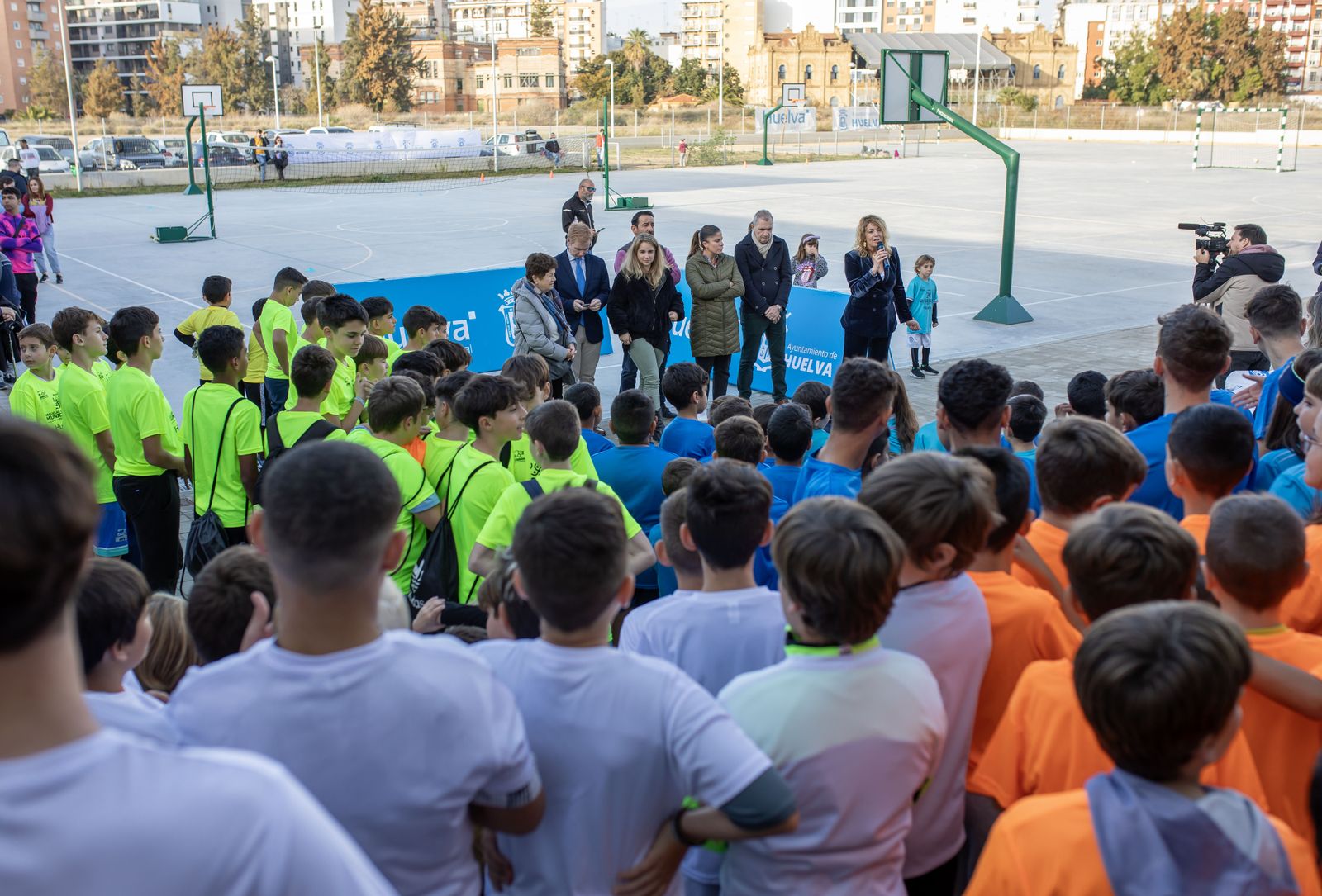 Casi 300 niños y niñas disfrutan de la fiesta del deporte con las Escuelas Deportivas de Huelva