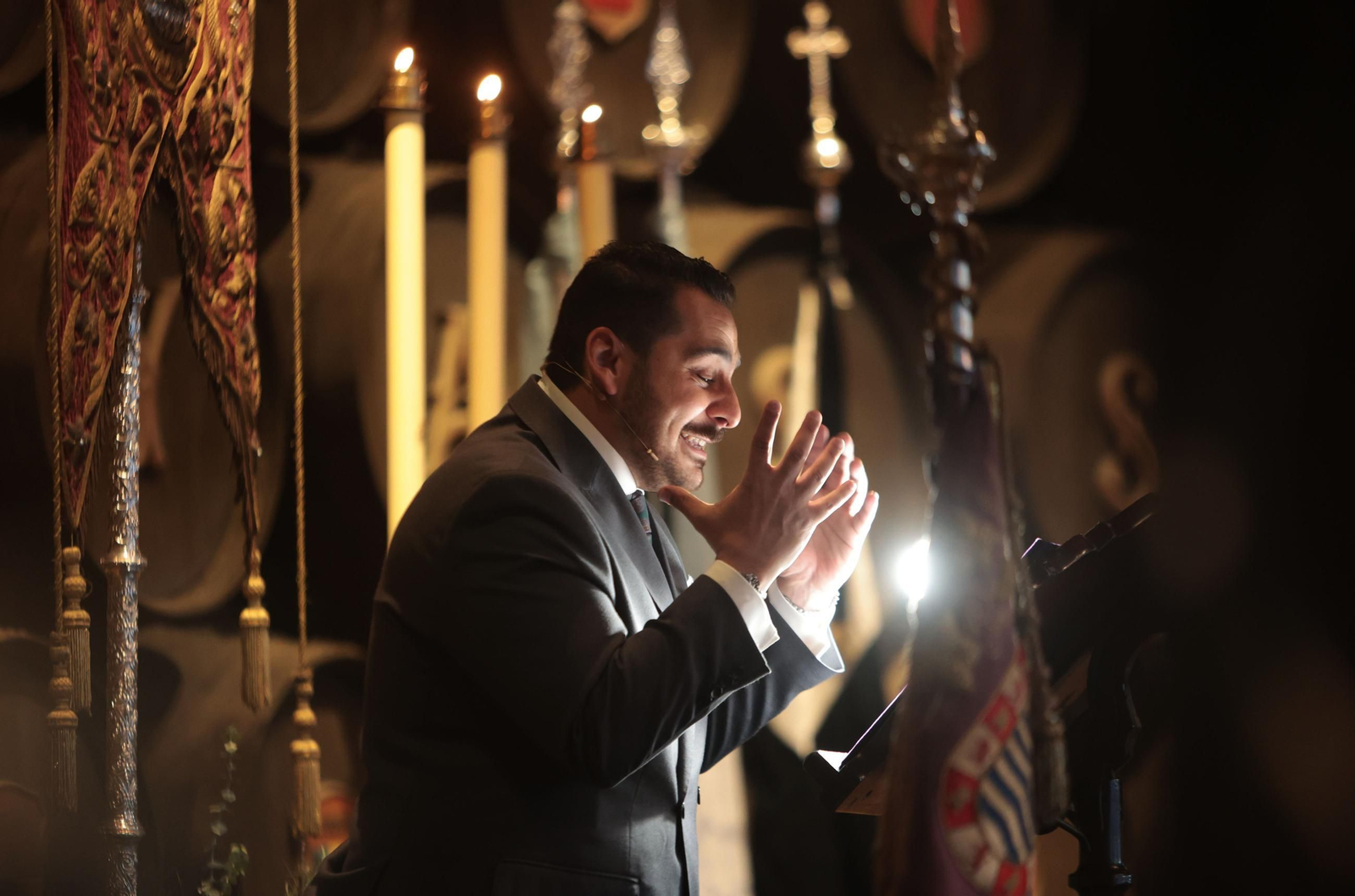 Imágenes del Pregón de la Hermandad del Rocío de Jerez a cargo del cantaor Manuel de Cantarote