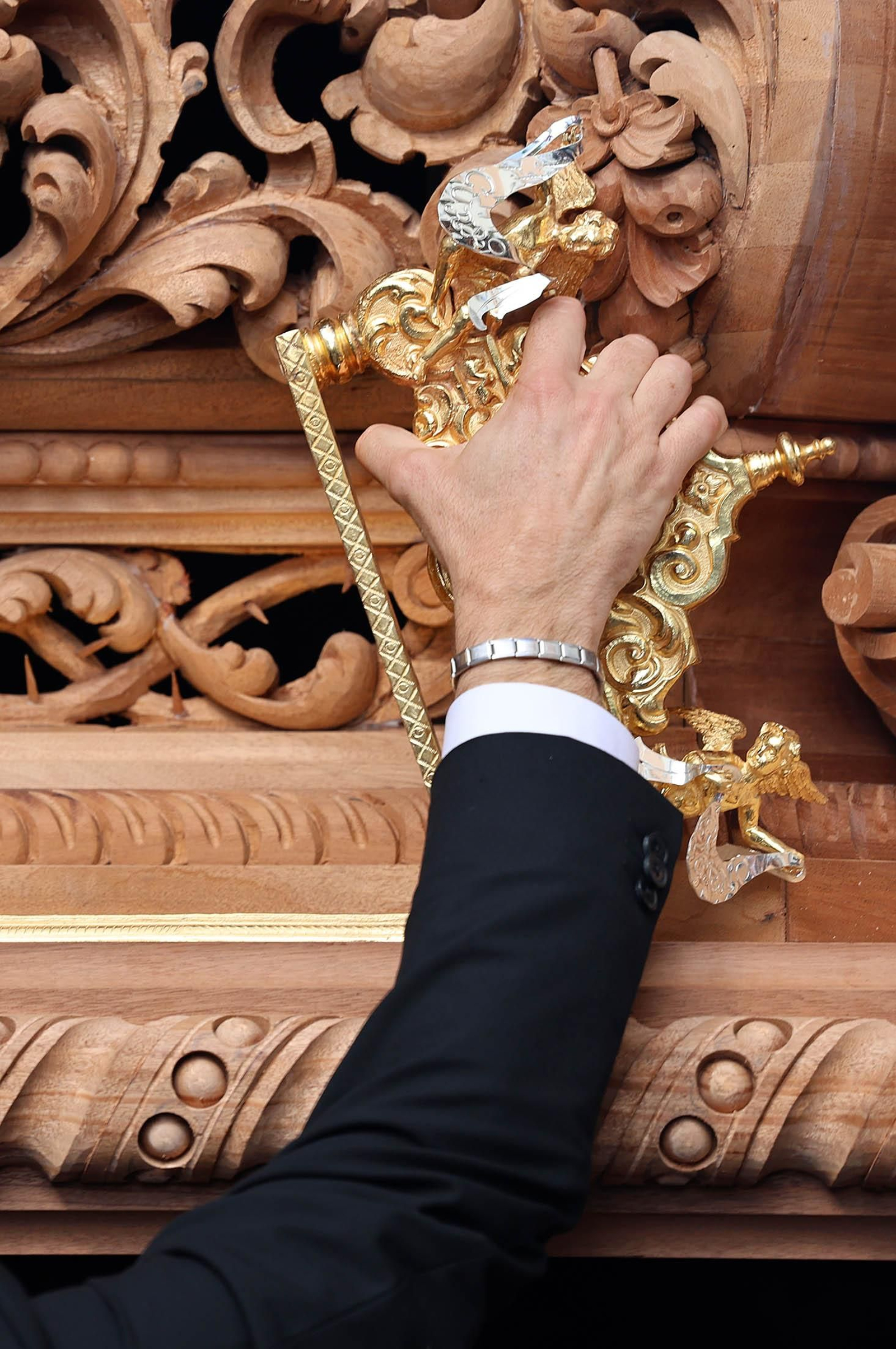 Domingo de Ramos: Imágenes de la Hermandad de la Redención