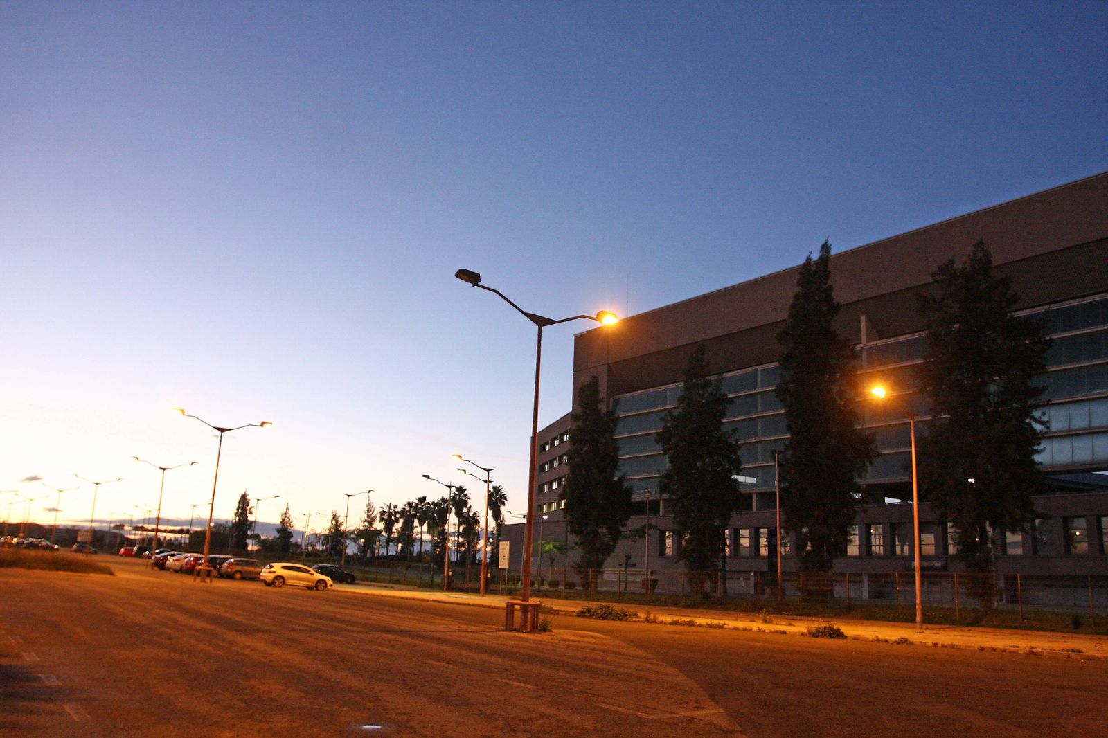 Las inmediaciones del estadio de la Cartuja.