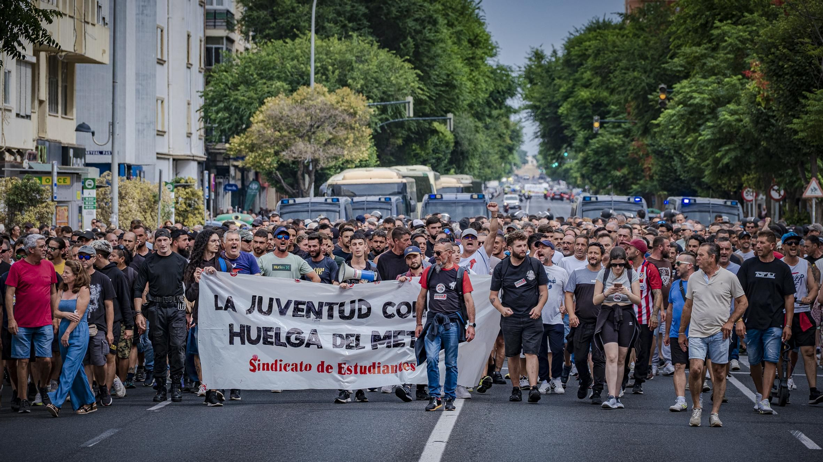 Las imágenes de las movilizaciones del martes por la huelga del Metal en Cádiz