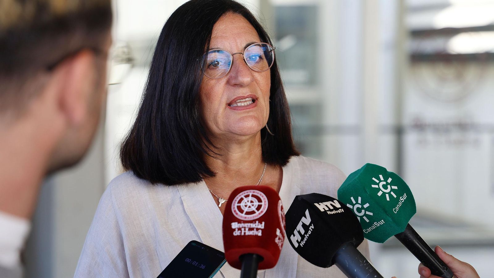 María Antonia Peña, rectora de la Universidad de Huelva.