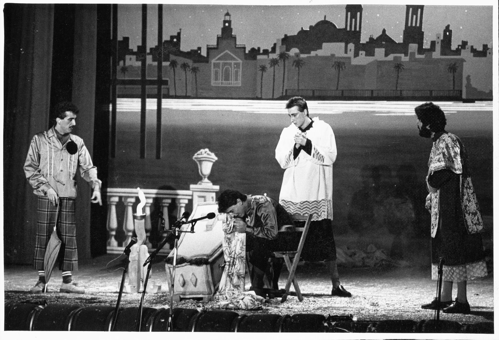 Cuarteto 'El velatorio', primer premio de 1988.