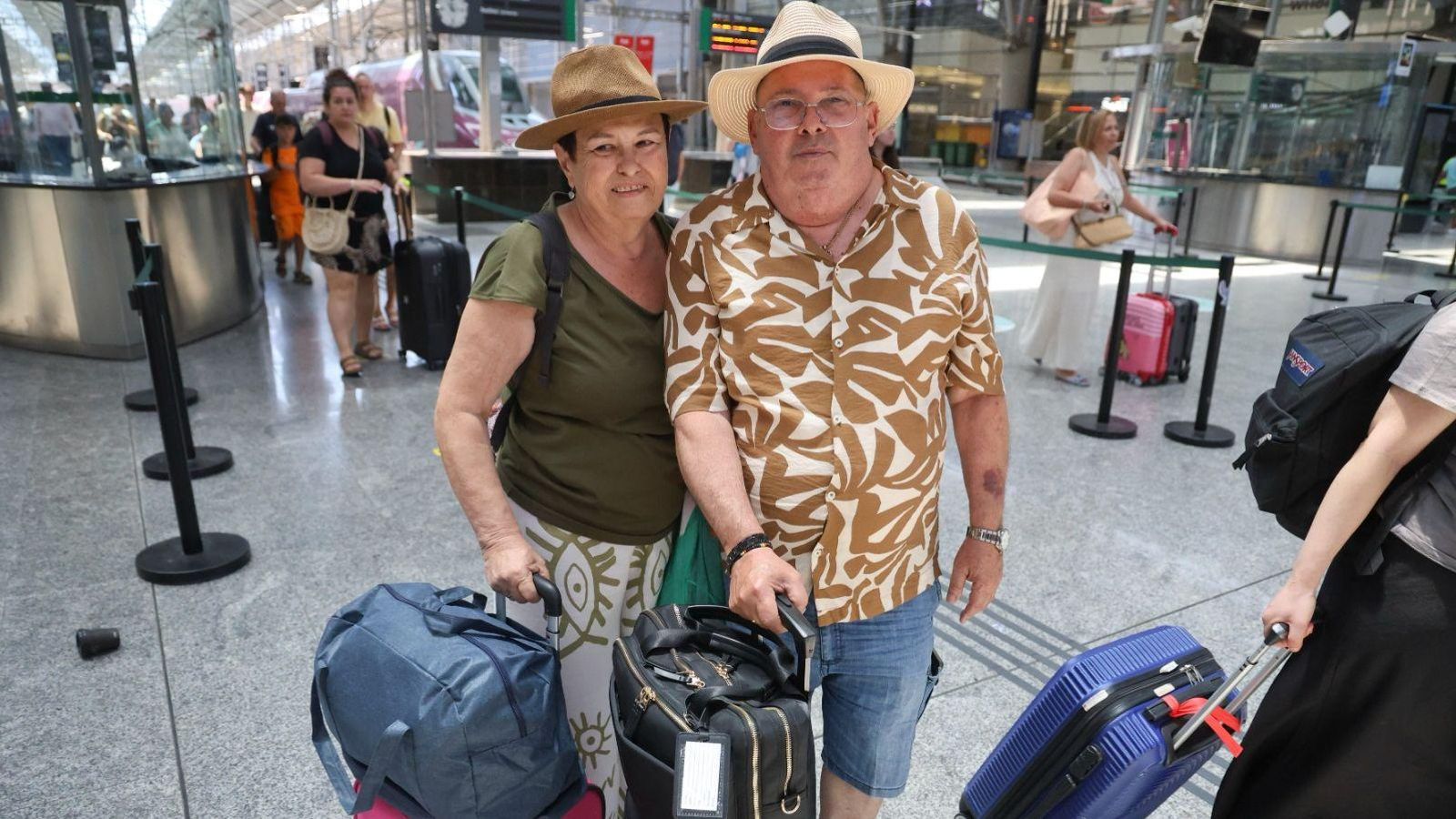 Teresa junto a su marido José, que es enfermo respiratorio Teresa junto a su marido José, que es enfermo respiratorio