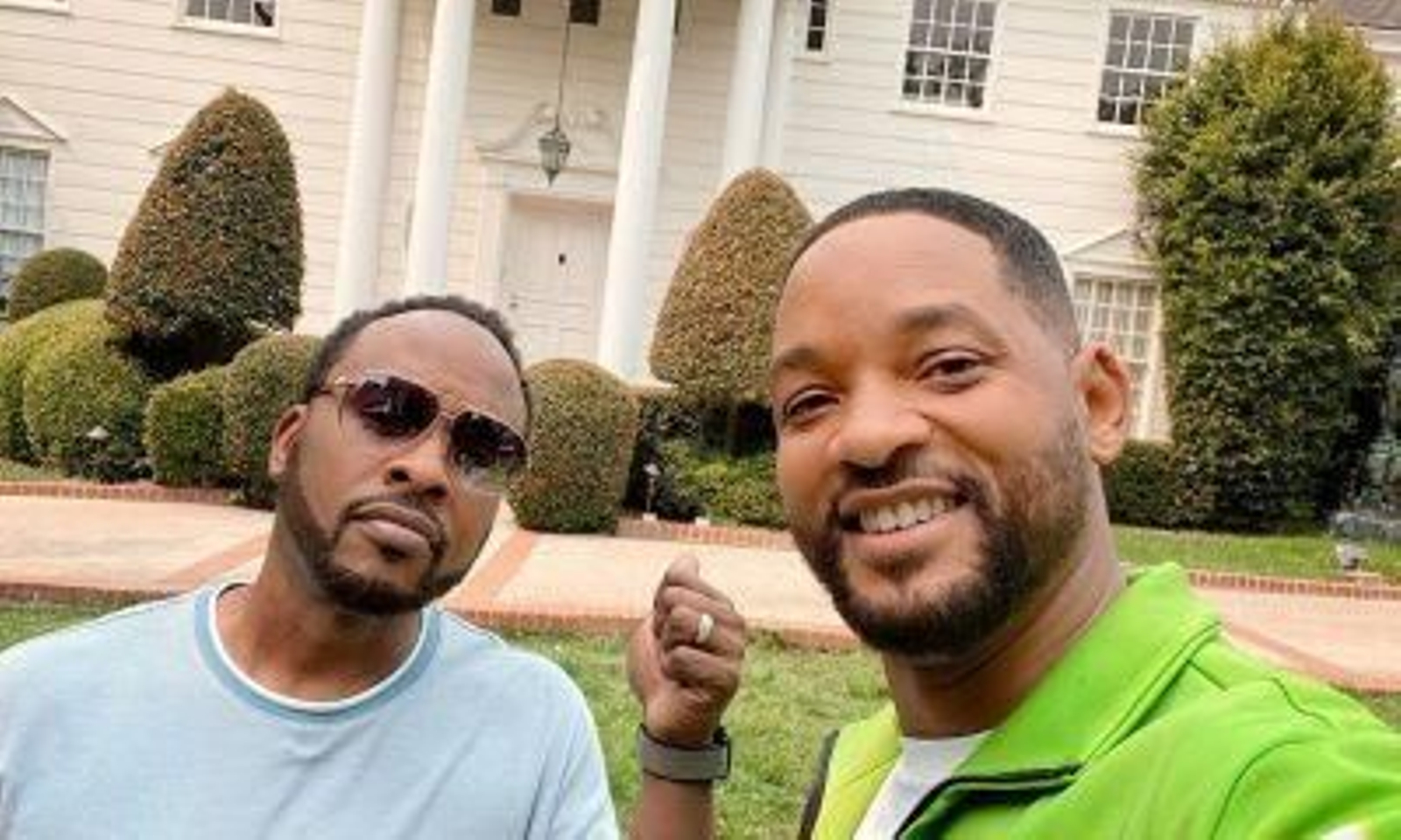 Will Smith ante la mansión, lista para acoger a fans