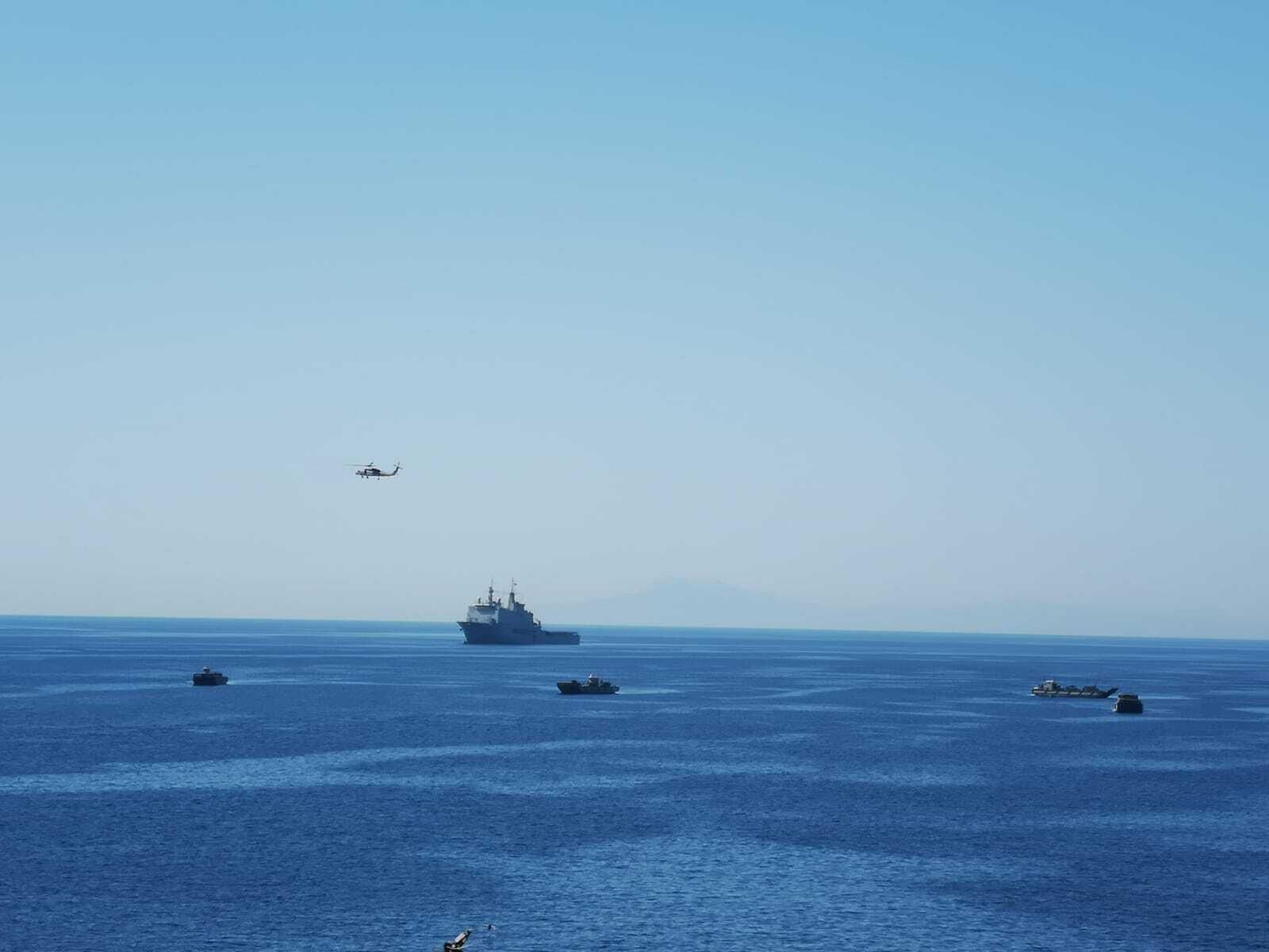 La Armada, en las maniobras de la OTAN en Turquía: imágenes de los buques Juan Carlos I, Castilla, Galicia y la Infantería de Marina