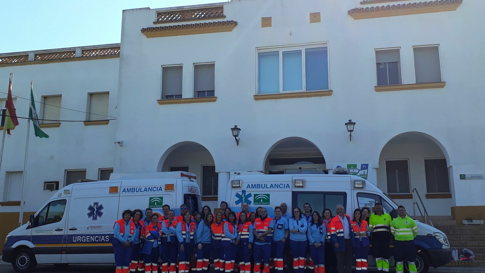 Profesionales de cuidados críticos y urgencias, con base en El Tomillar.