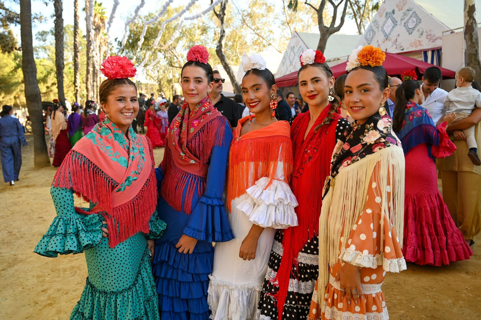 Imágenes del ambiente nocturno del 11 de octubre en la Feria del Caballo 2025