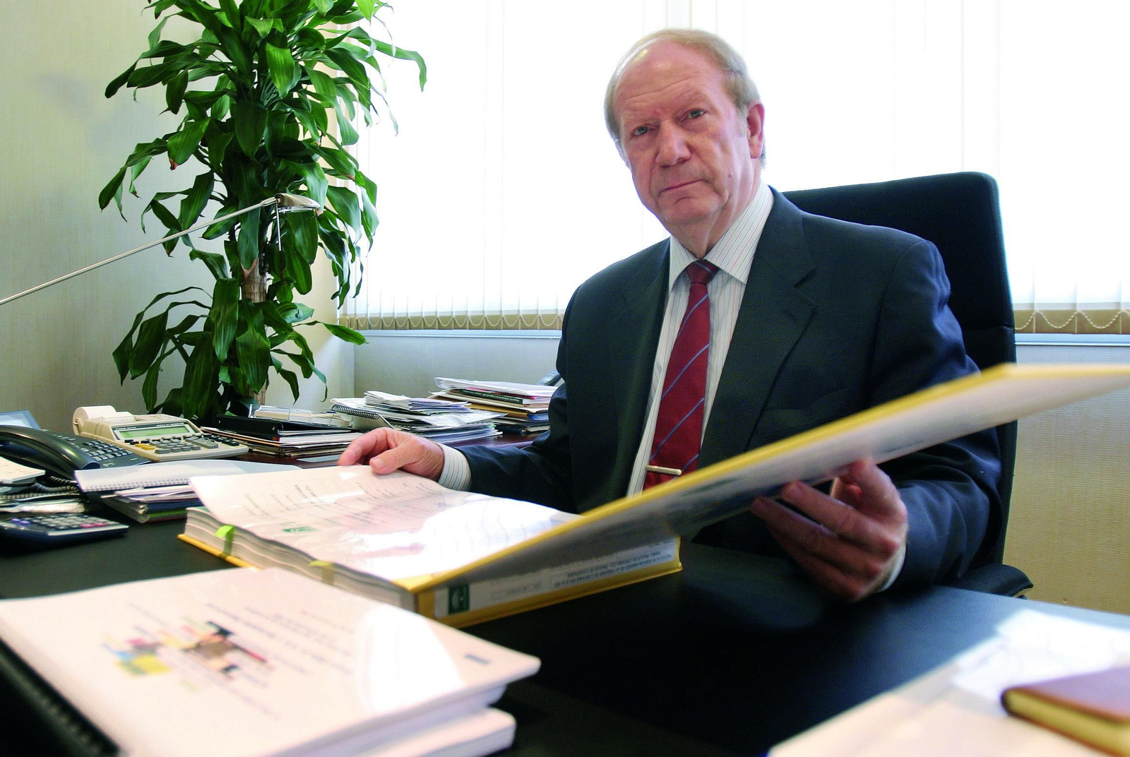 Francisco Vera Díaz en una de las entrevistas que concedió a este diario en los últimos años.