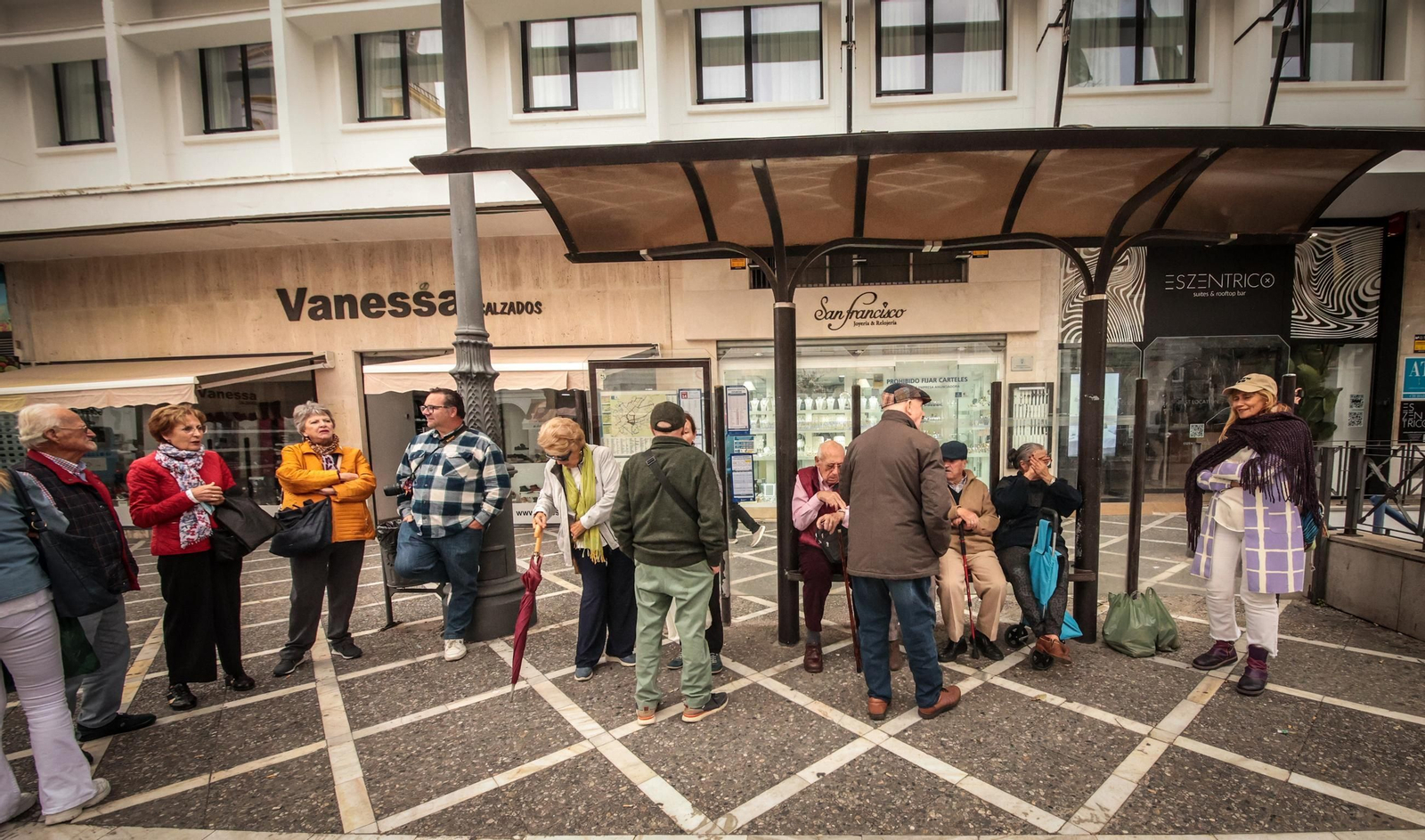 Imágenes de la huelga de transporte de pasajeros en Jerez Imágenes de la huelga de transporte de pasajeros en Jerez