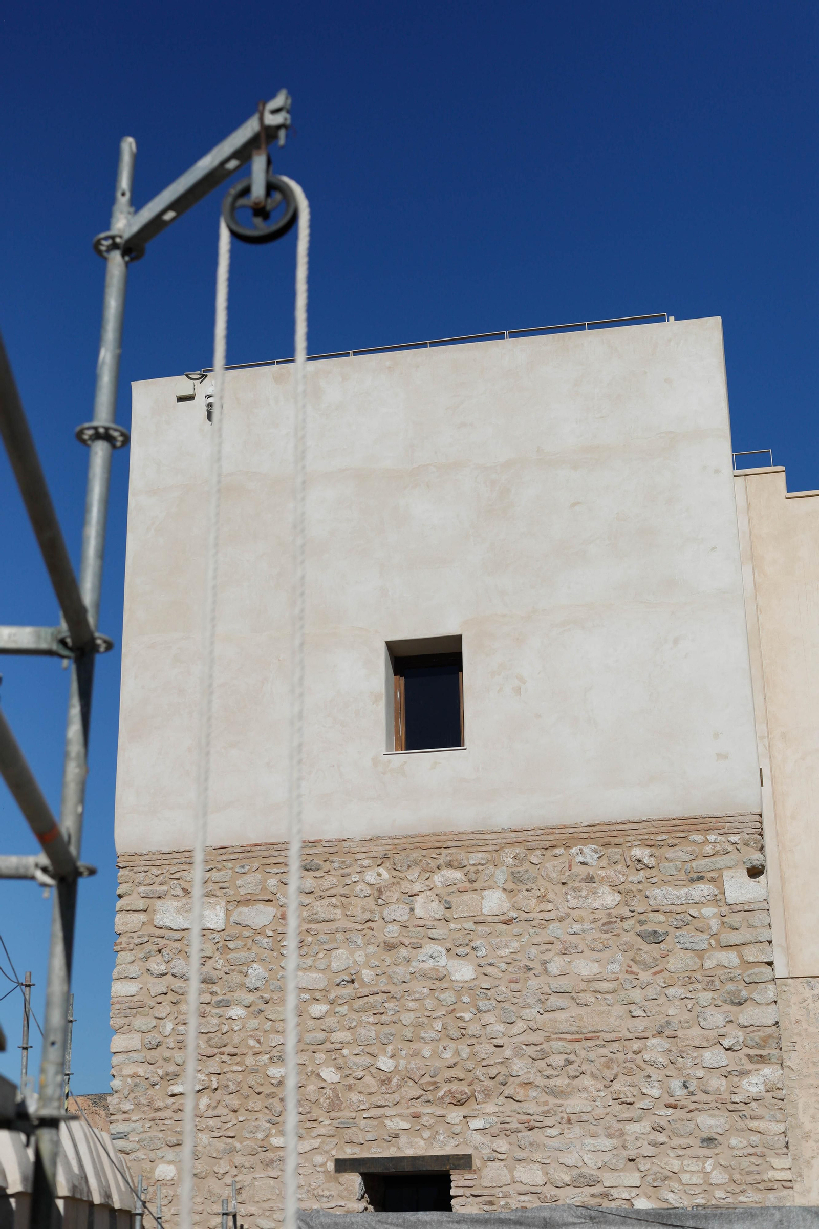 Restauración torre Sur Alcazaba