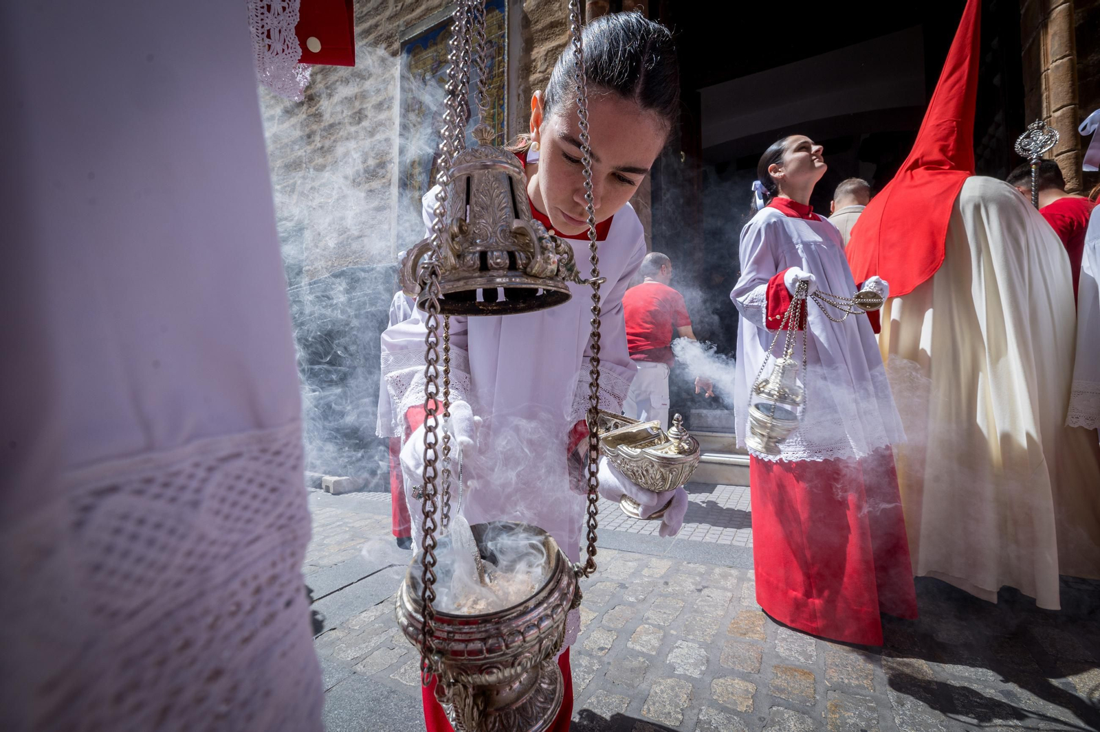 Imágenes de la salida de Las Penas en la Semana Santa de Cádiz 2025 Imágenes de la salida de Las Penas en la Semana Santa de Cádiz 2025