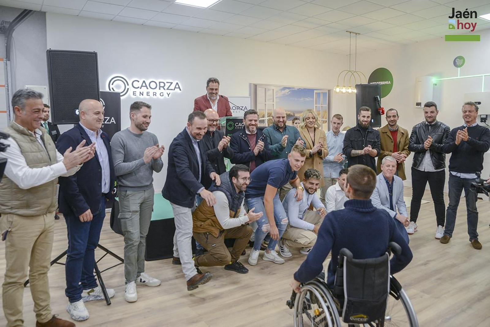 Inauguración de las instalaciones de la empresa Caorza Energy.