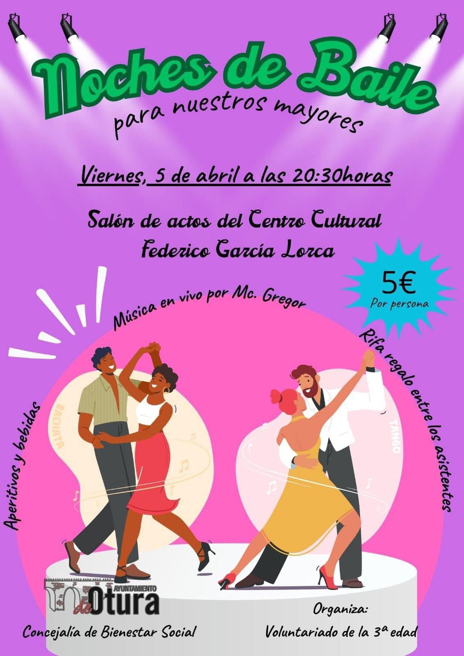 Estas son las 'Noches de baile' de Otura: música en vivo, comida, bebida y una rifa