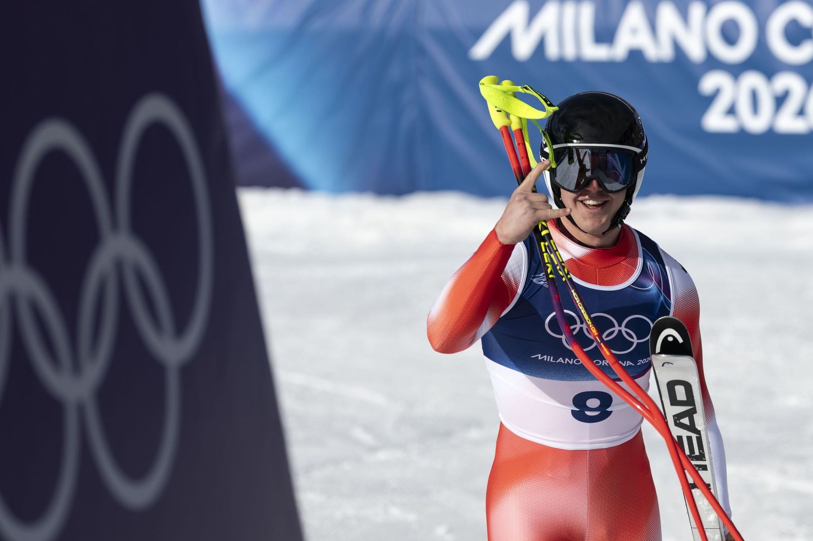 Las espectaculares fotos del descenso masculino en los Juegos Olímpicos de invierno