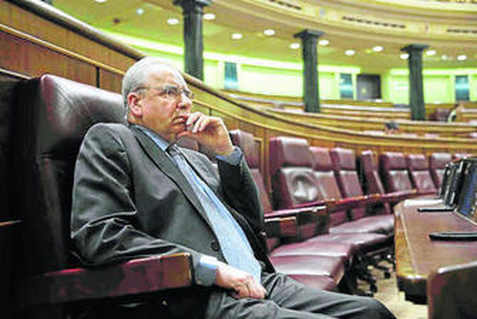 Alfonso Guerra en el Congreso a finales del año pasado.