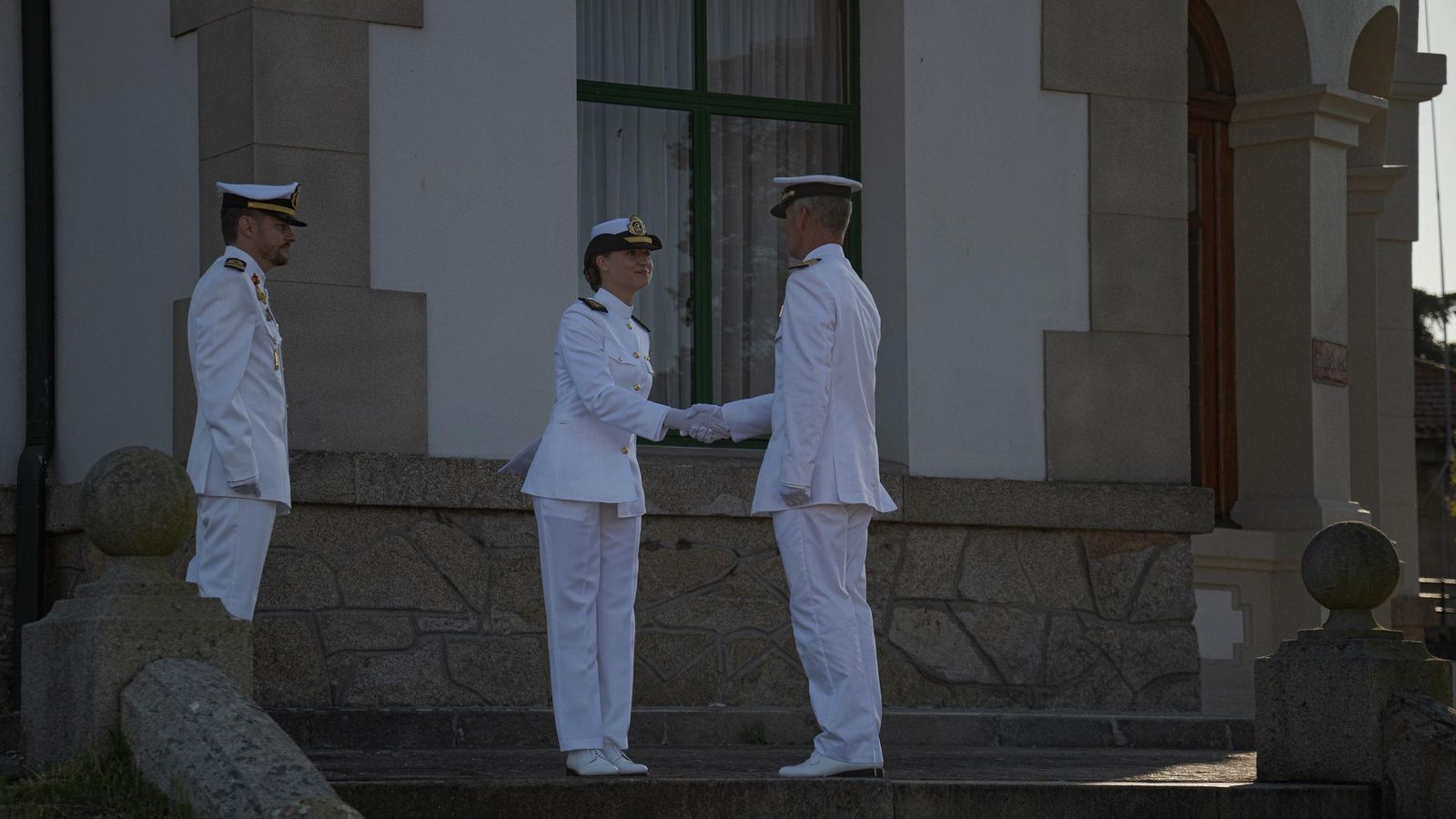 Las fotos del ingreso de la Princesa de Asturias en la Escuela Naval de Marín