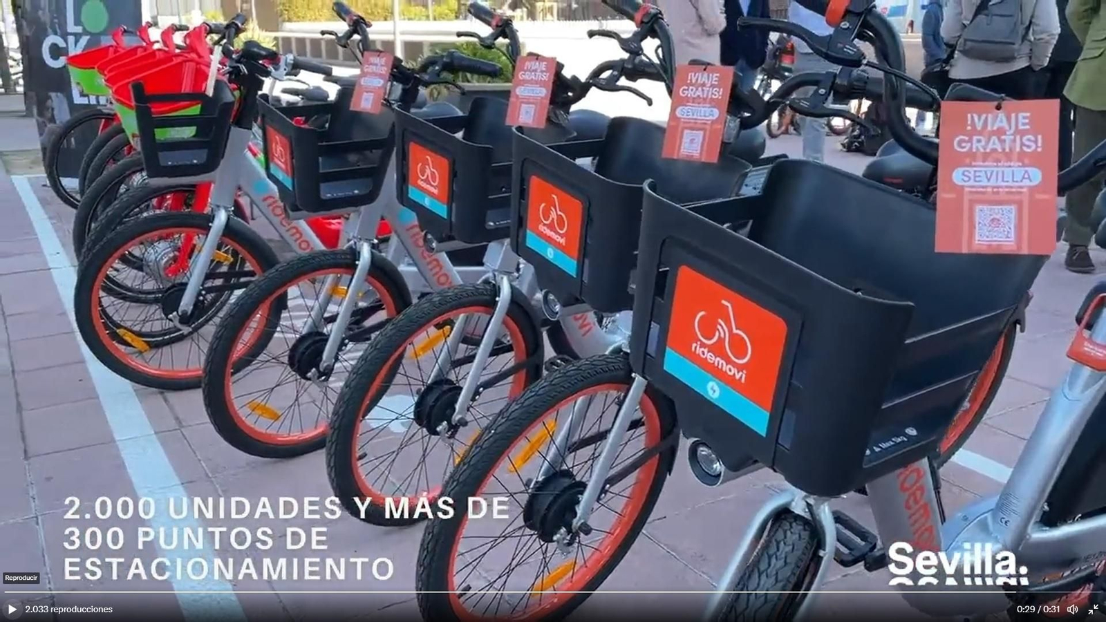 Las bicis eléctricas alcanzan 70.000 usuarios en Sevilla