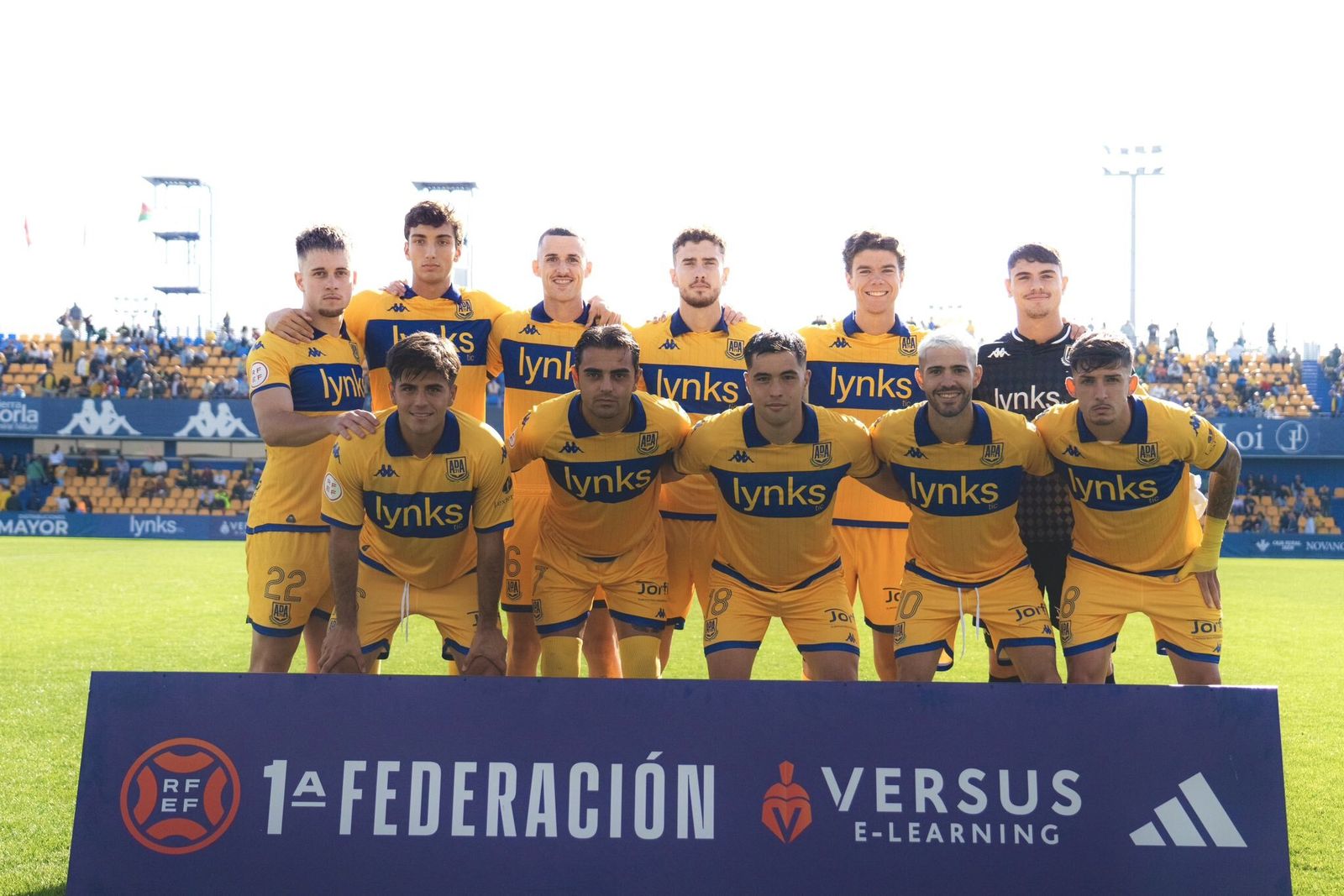 Once inicial del Alcorcón en su último partido de liga.