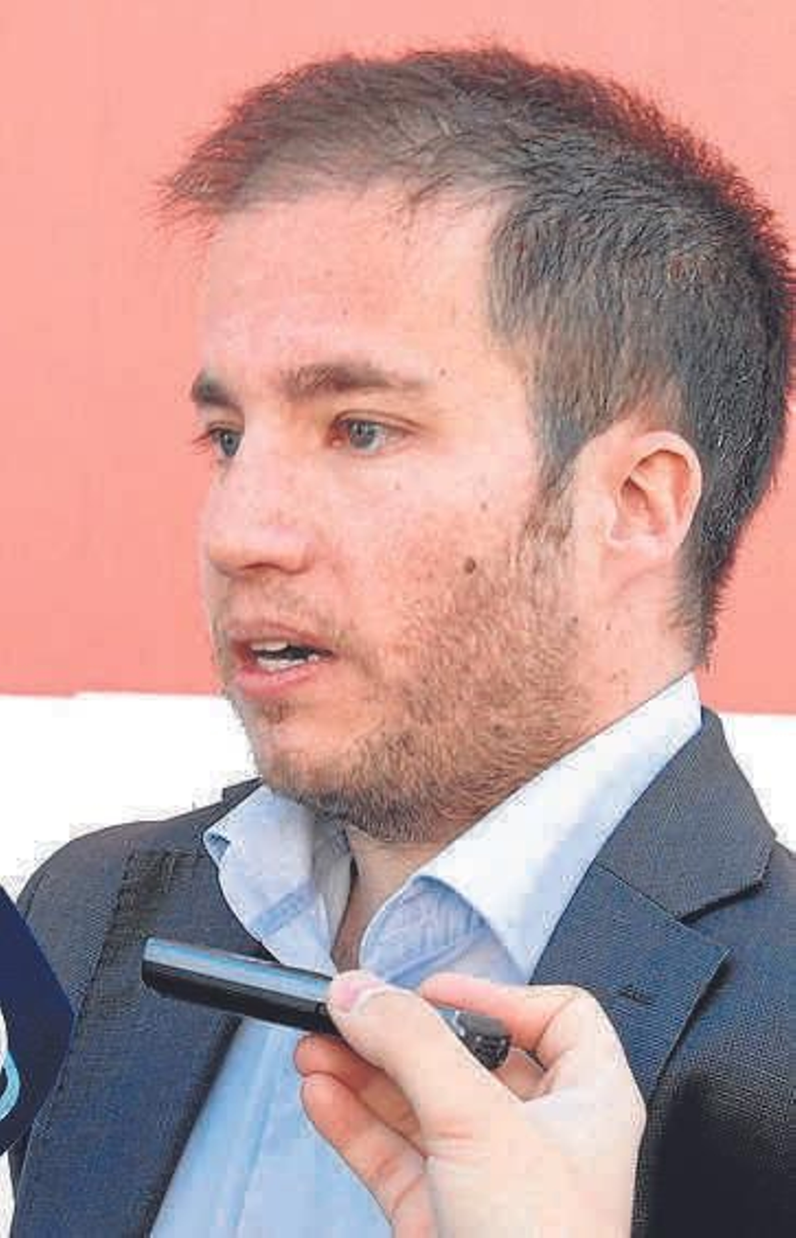 El presidente de AJE-Huelva, Miguel Borrero