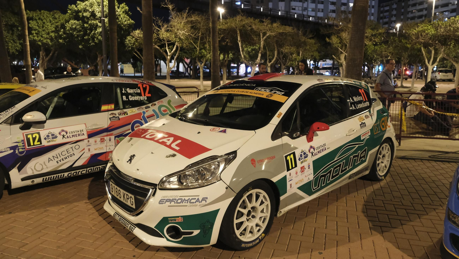 La salida de la 50 edición del Rallye Costa de Almería, en imágenes