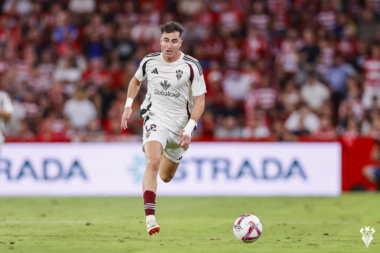 Jon Morcillo lleva cinco goles este curso en las filas del Albacete