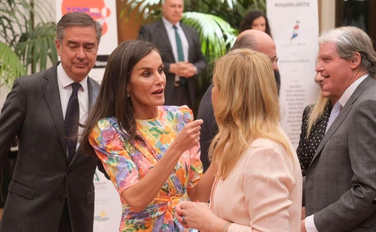 La reina Letizia durante su visita a la Real Colegiata de San Hipólito de Córdoba