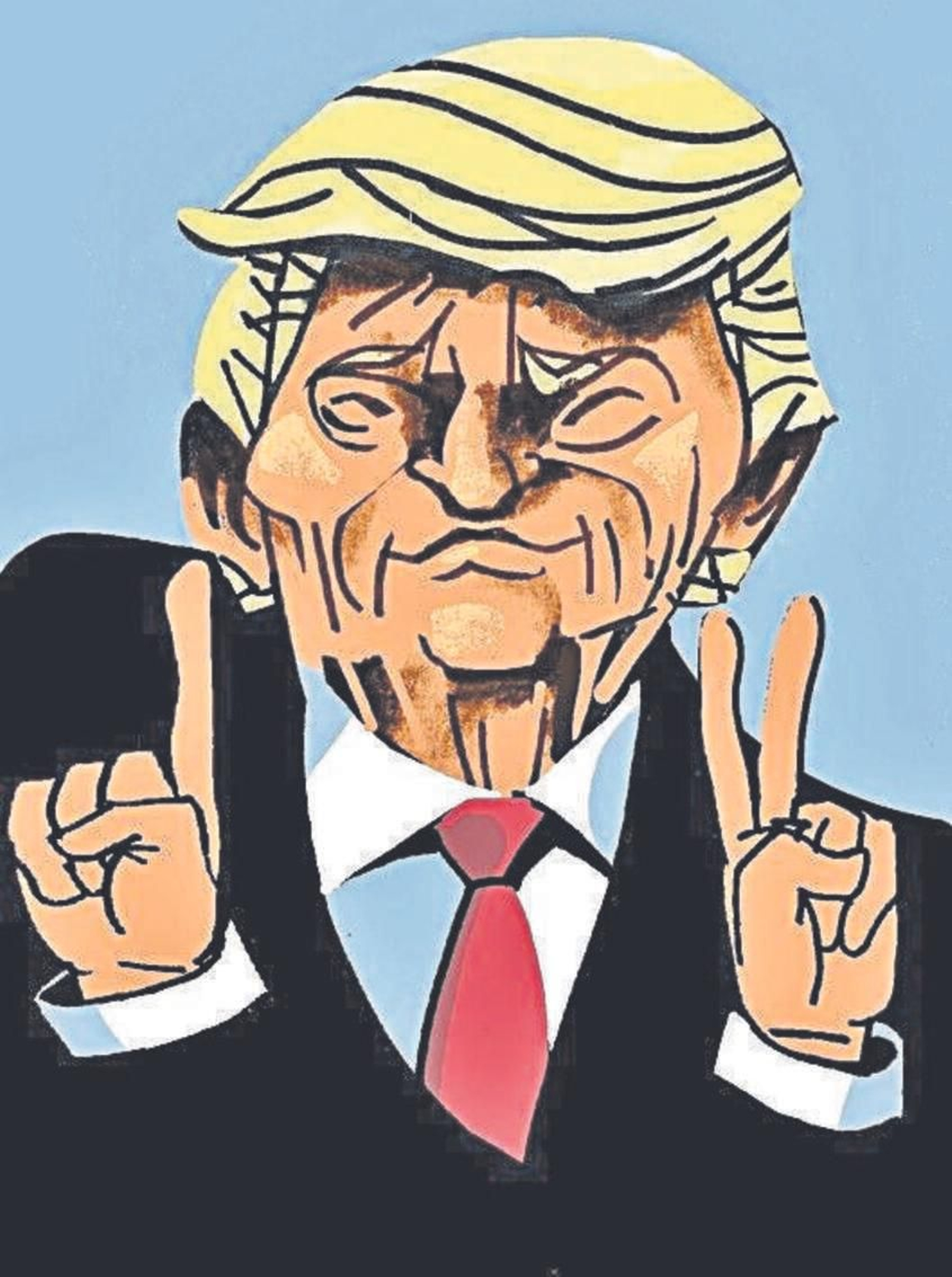 Primer aniversario del segundo Trump