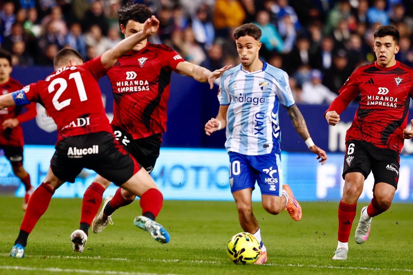El Málaga CF-Mirandés, en fotos