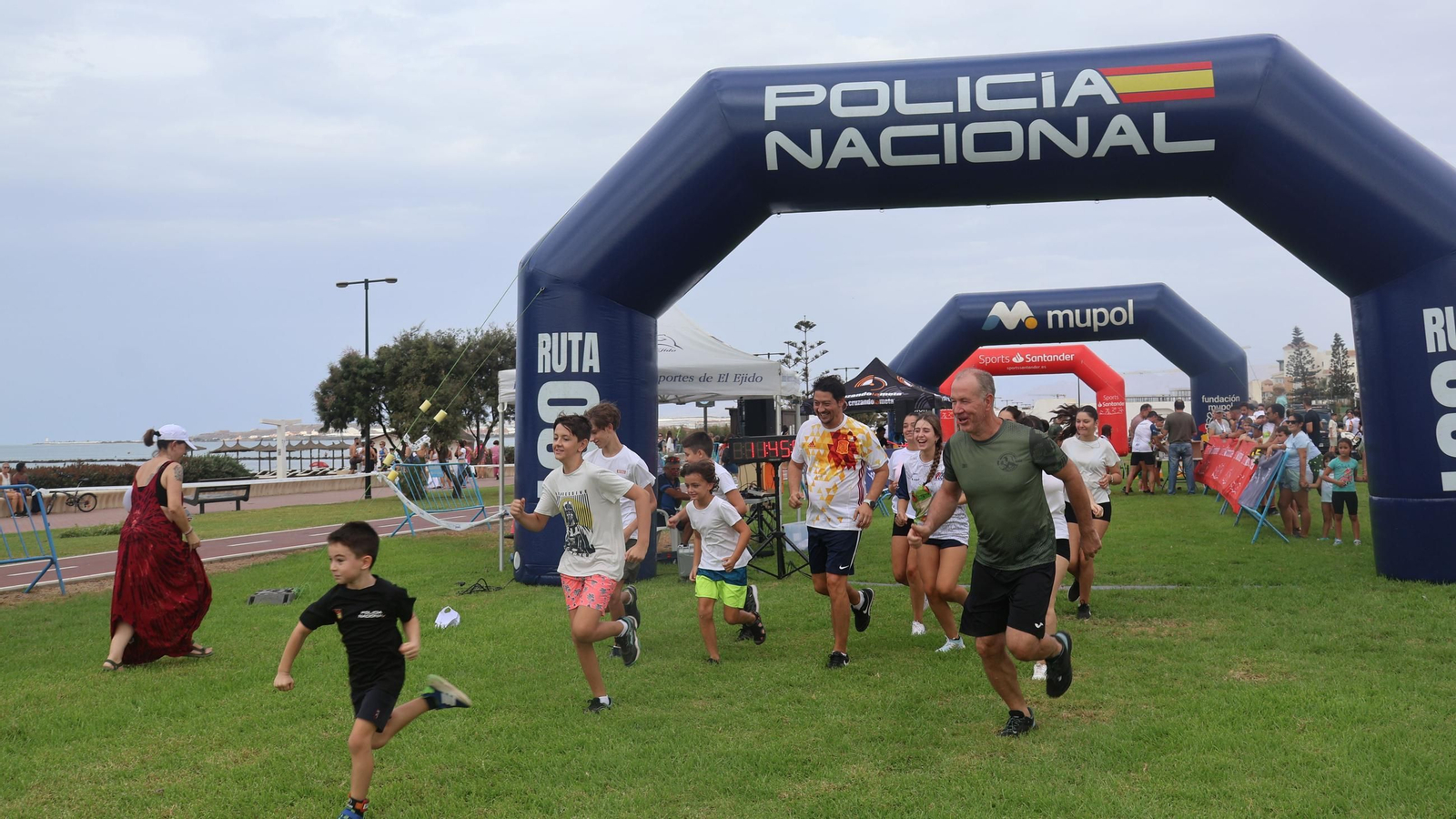 Momento de la salida.