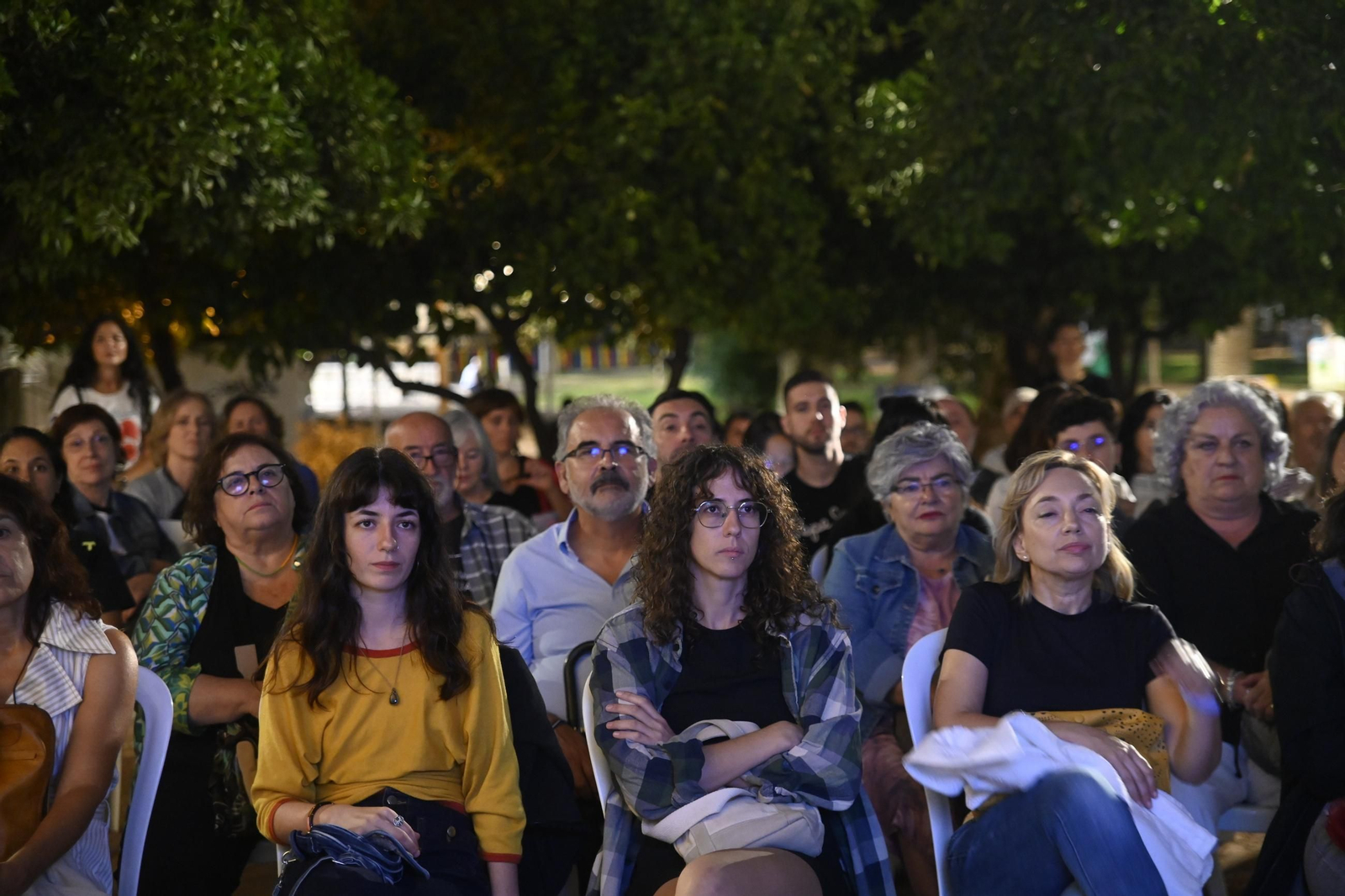 Manuel Rivas y Najat El Hachmi, en Cosmopoética