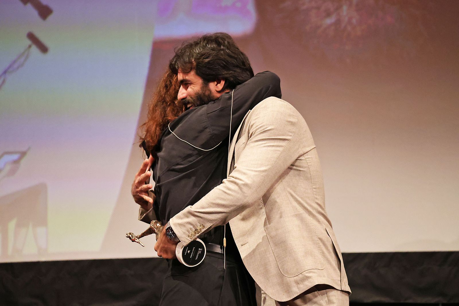 Imágenes de la entrega del Premio Luz del Festival de Cine Iberoamericano a Rubén Cortada