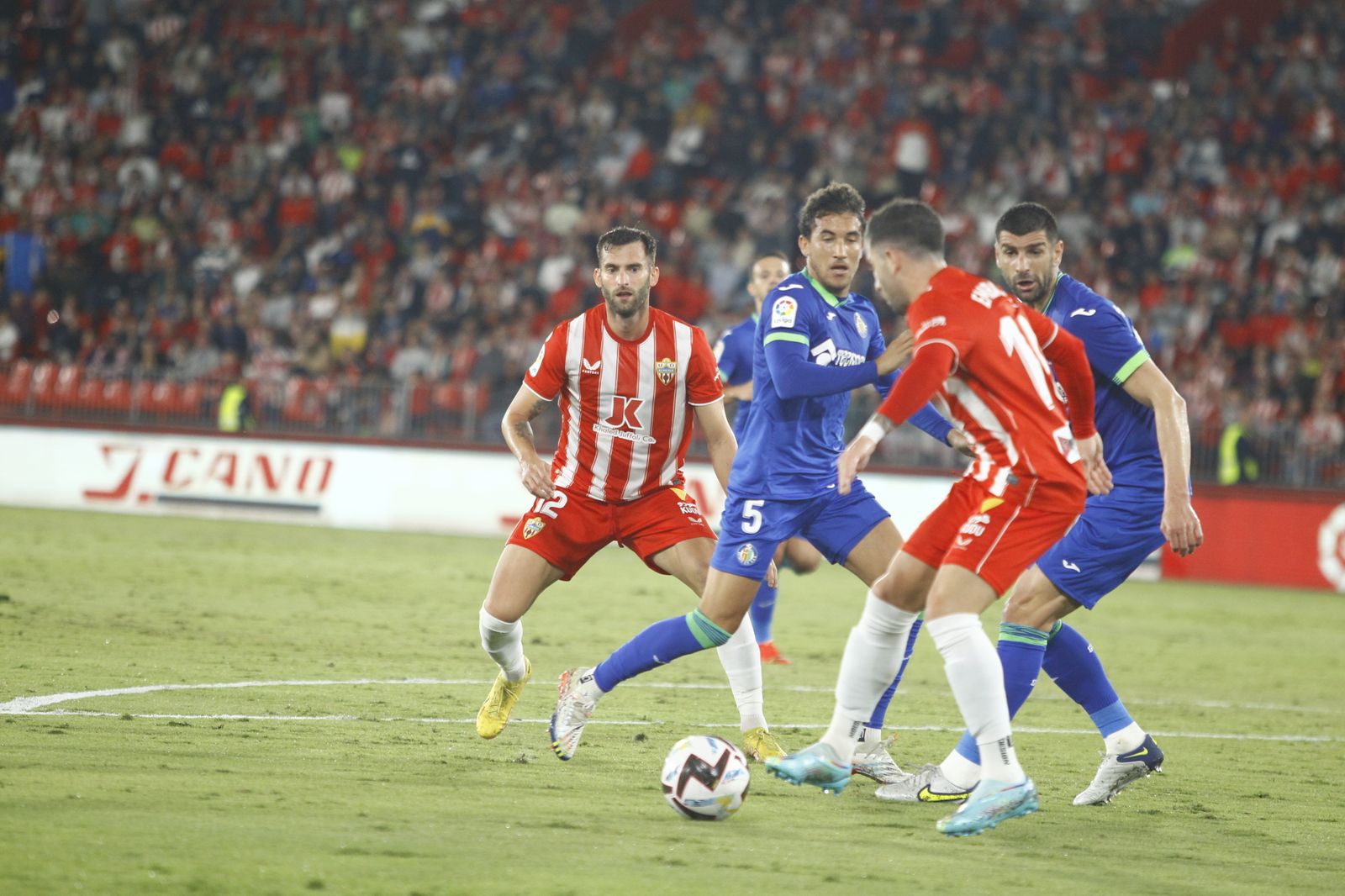 Imágenes del partido de fútbol U.D. Almería-Getafe C.F.