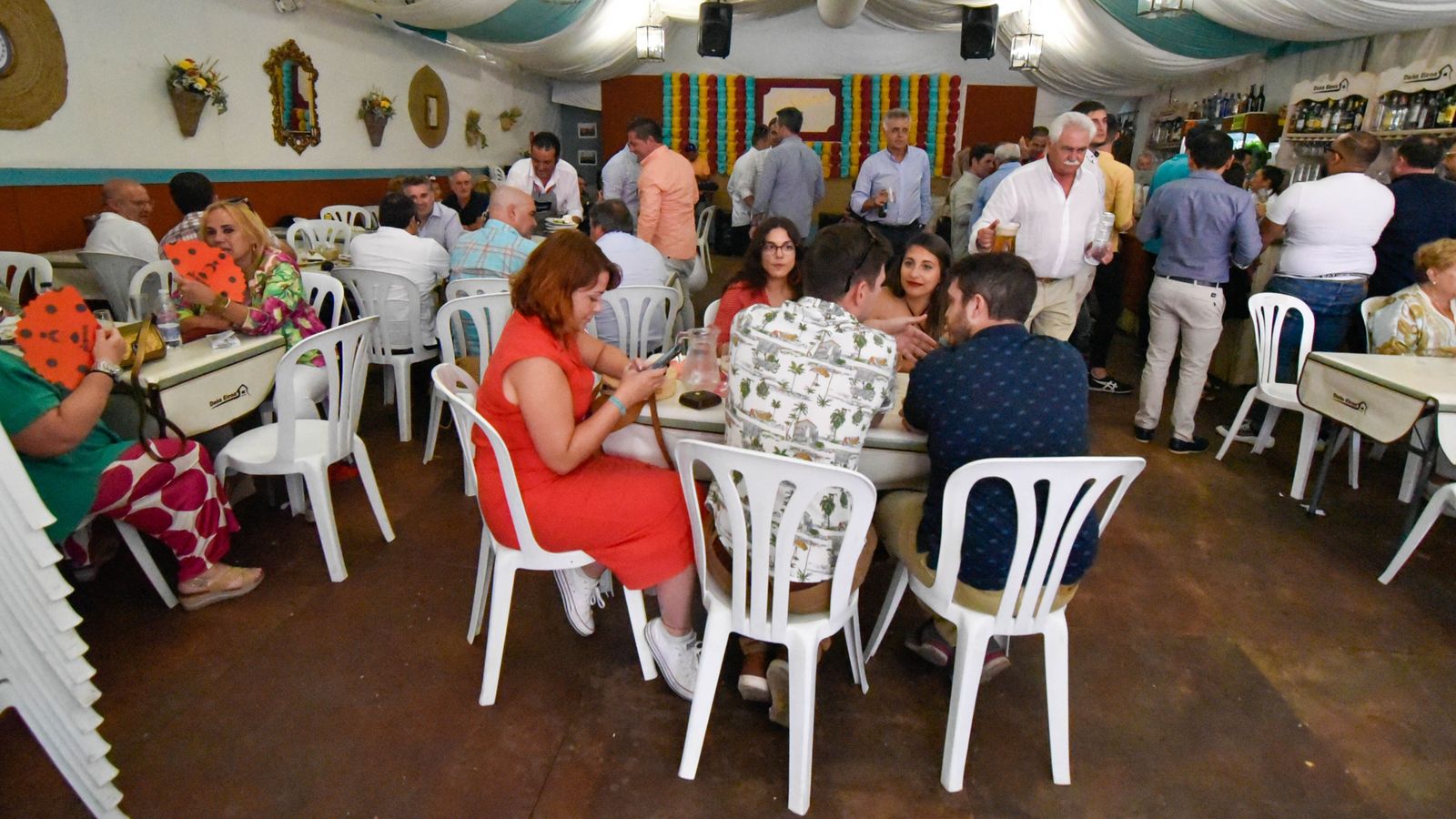 Fotos del miercoles en la Feria Real de Algeciras Dia de la Mujer