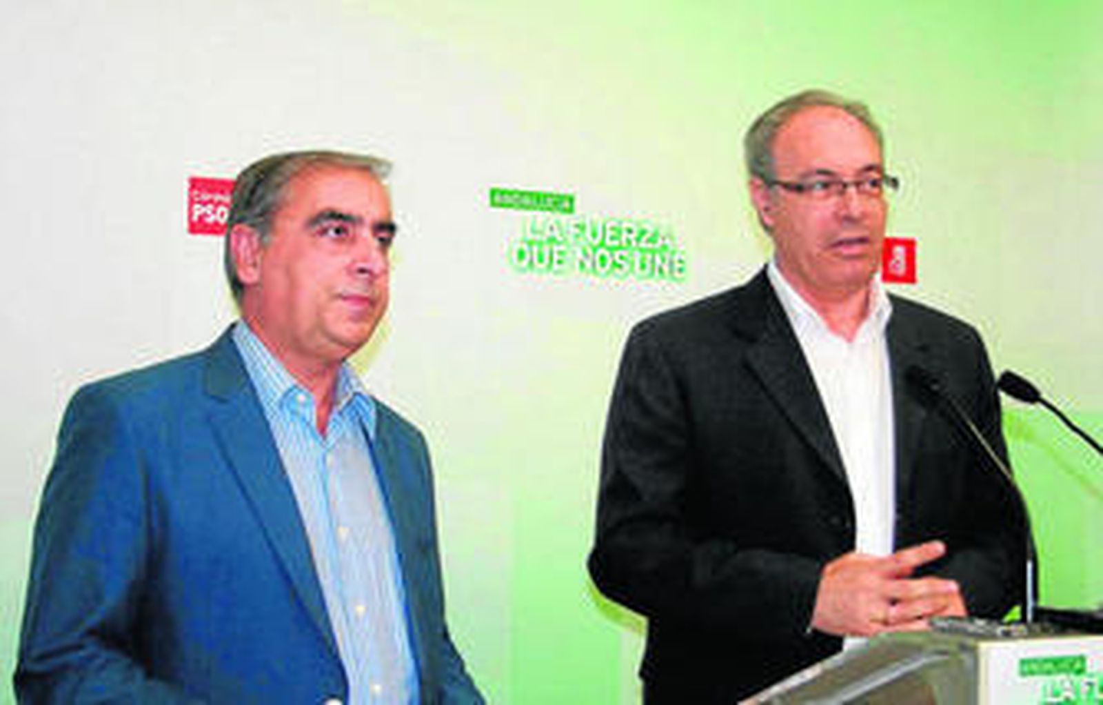 José Martínez Olmos y Juan Pablo Durán, ayer